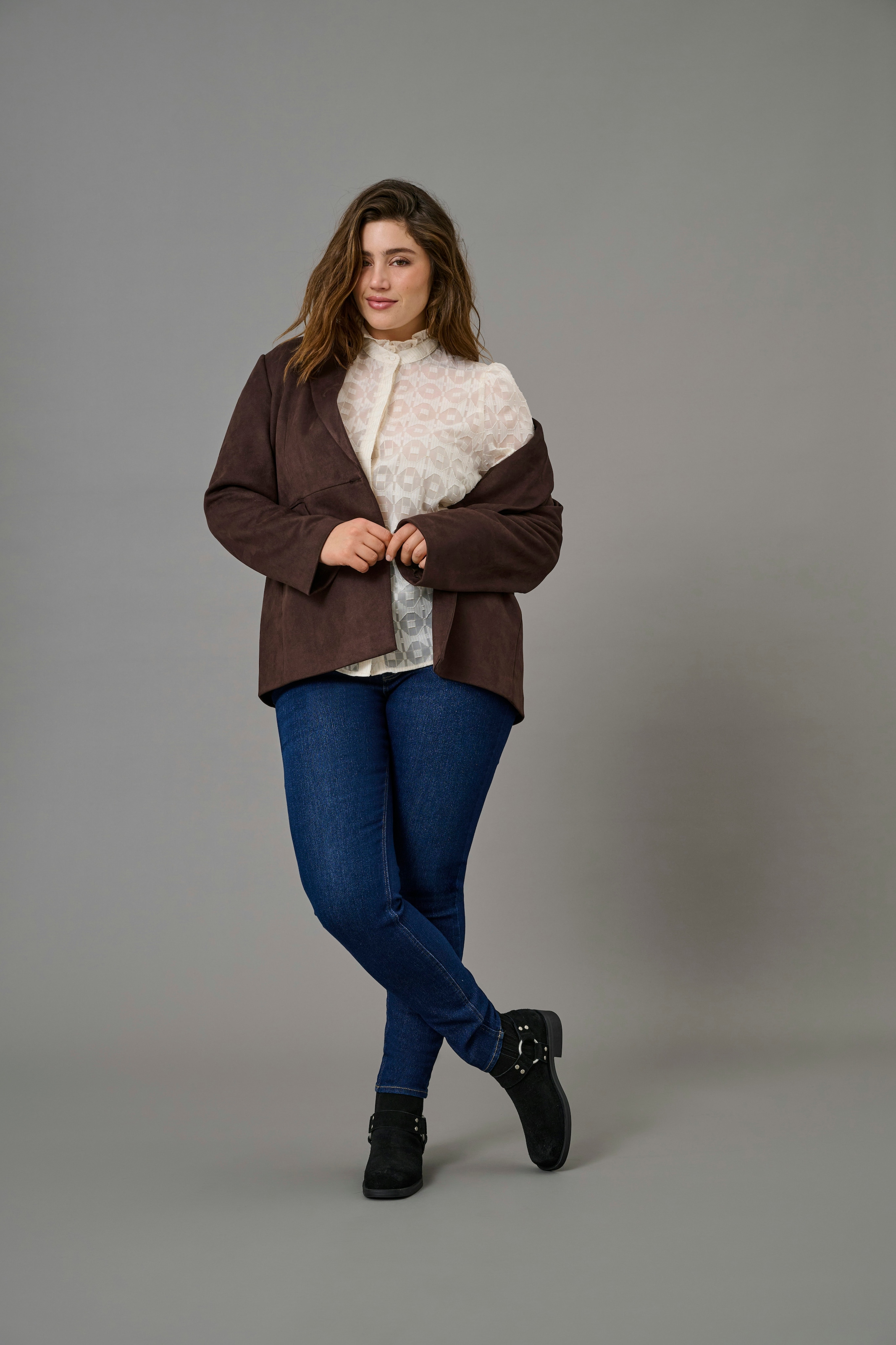 ONLY CARMAKOMA Skinny-fit-Jeans »CARCRUZ EX HW SKINNY DNM PIMBOX BF«