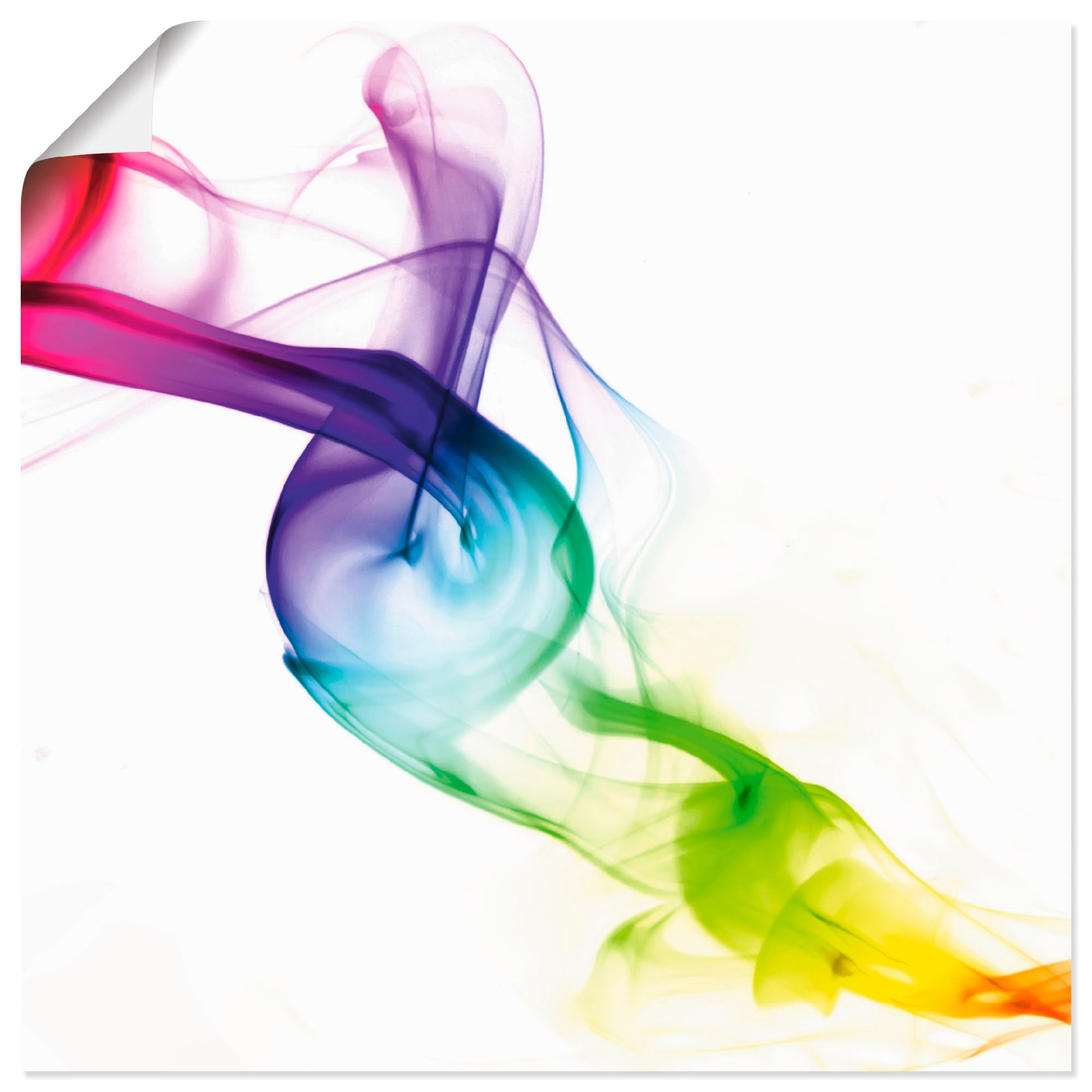 Artland Wandbild »Rauch - Abstrakt« Gegenstandslos 1 Stk. tlg. als Leinwandbild, Poster in verschied. Grössen