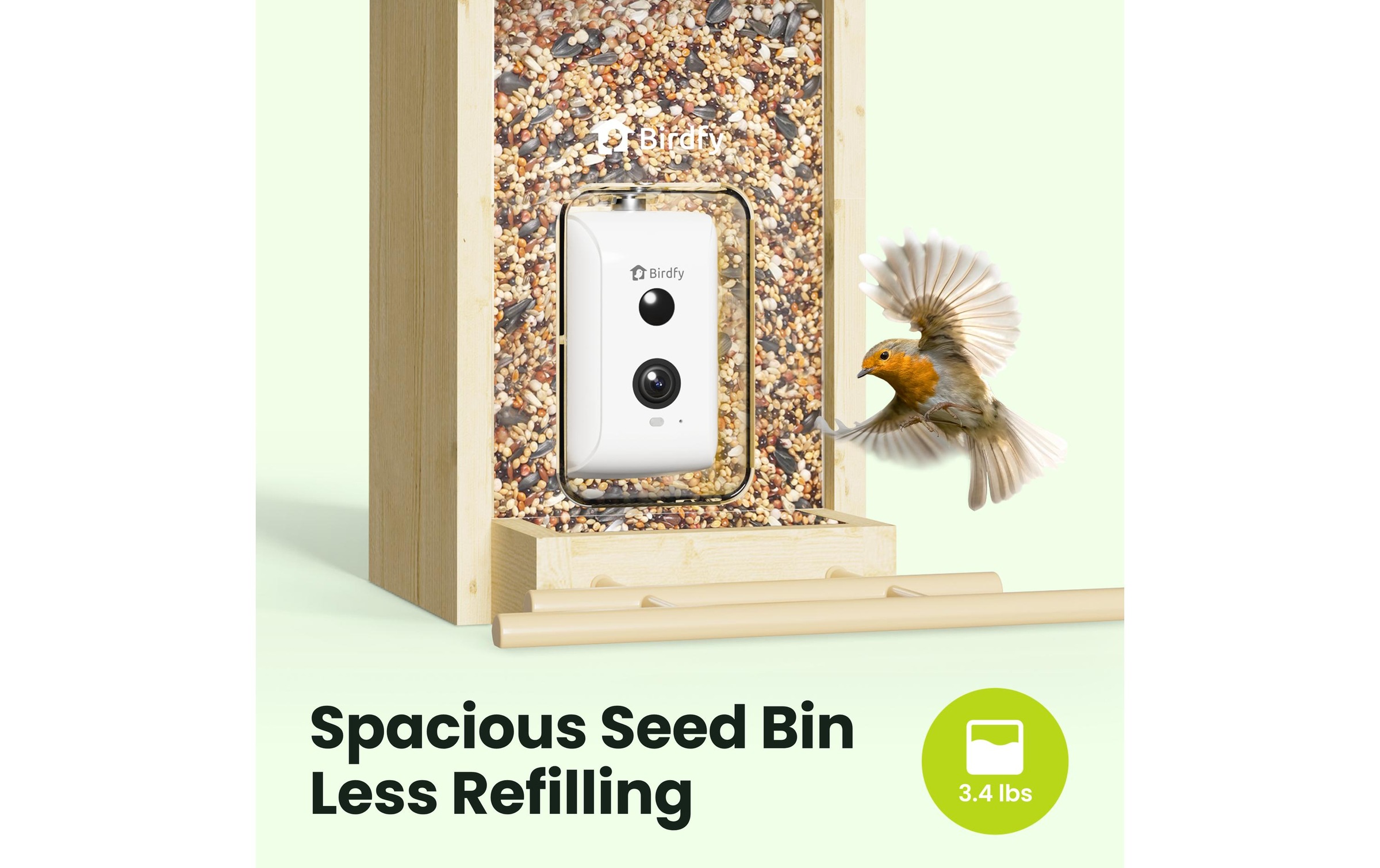 Birdfy Futterspender »mit AI-Kamera«