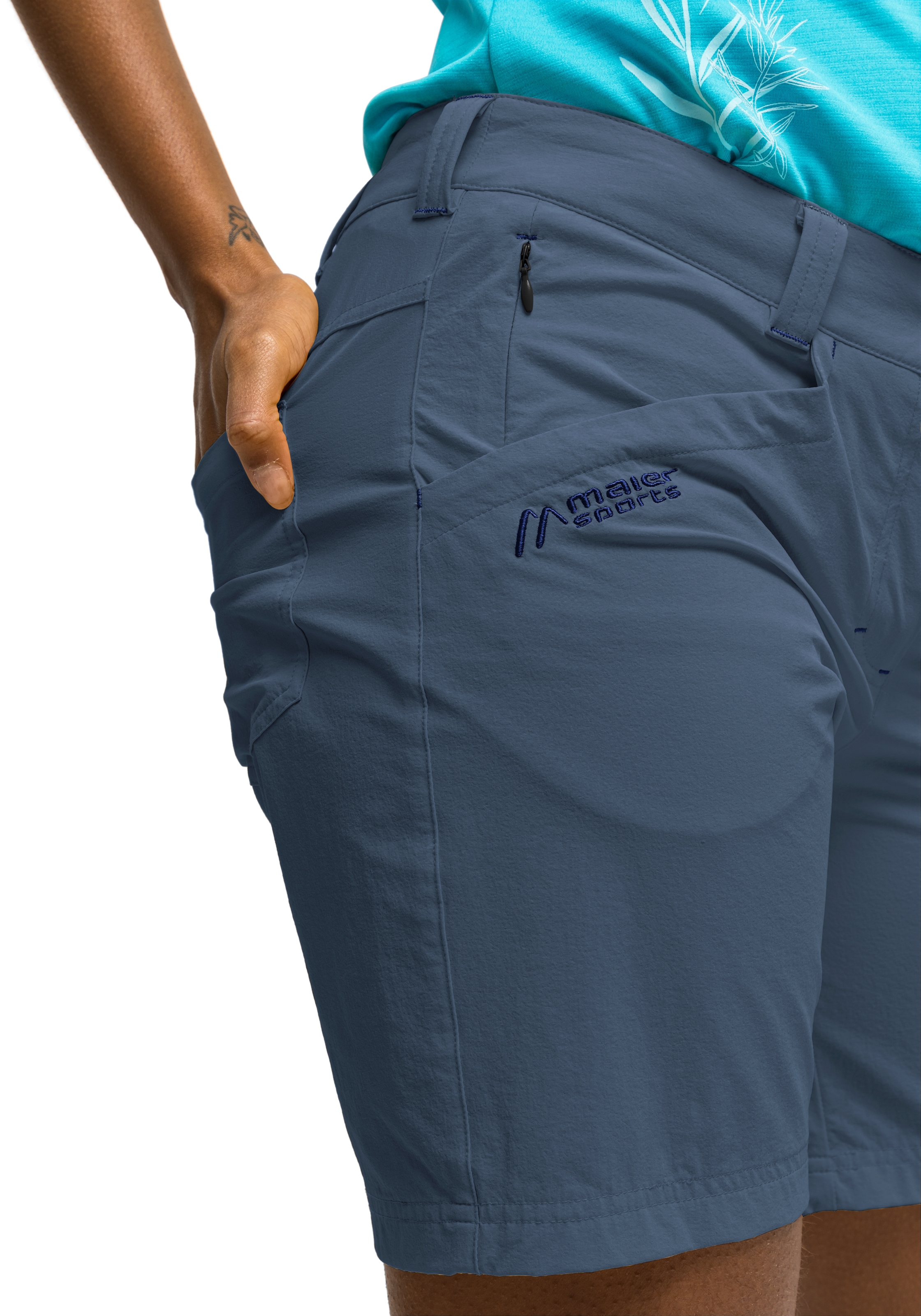 Maier Sports Short fonctionnel »Lulaka Shorts«  Damen Shorts, kurze Wanderhose, Outdoorhose mit 4 Taschen, Regular Fit