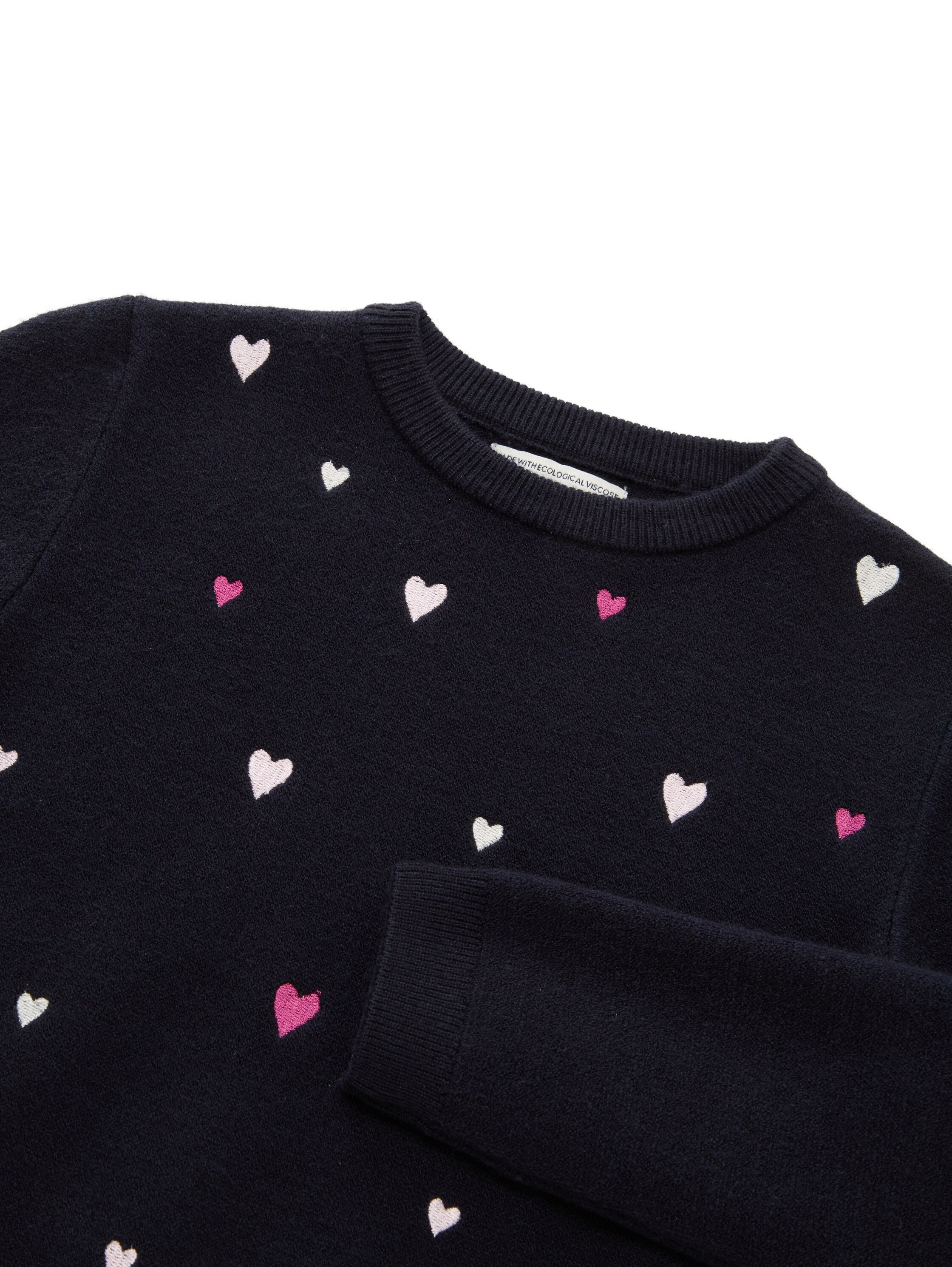 TOM TAILOR Strickpullover mit Herz-Strickereien