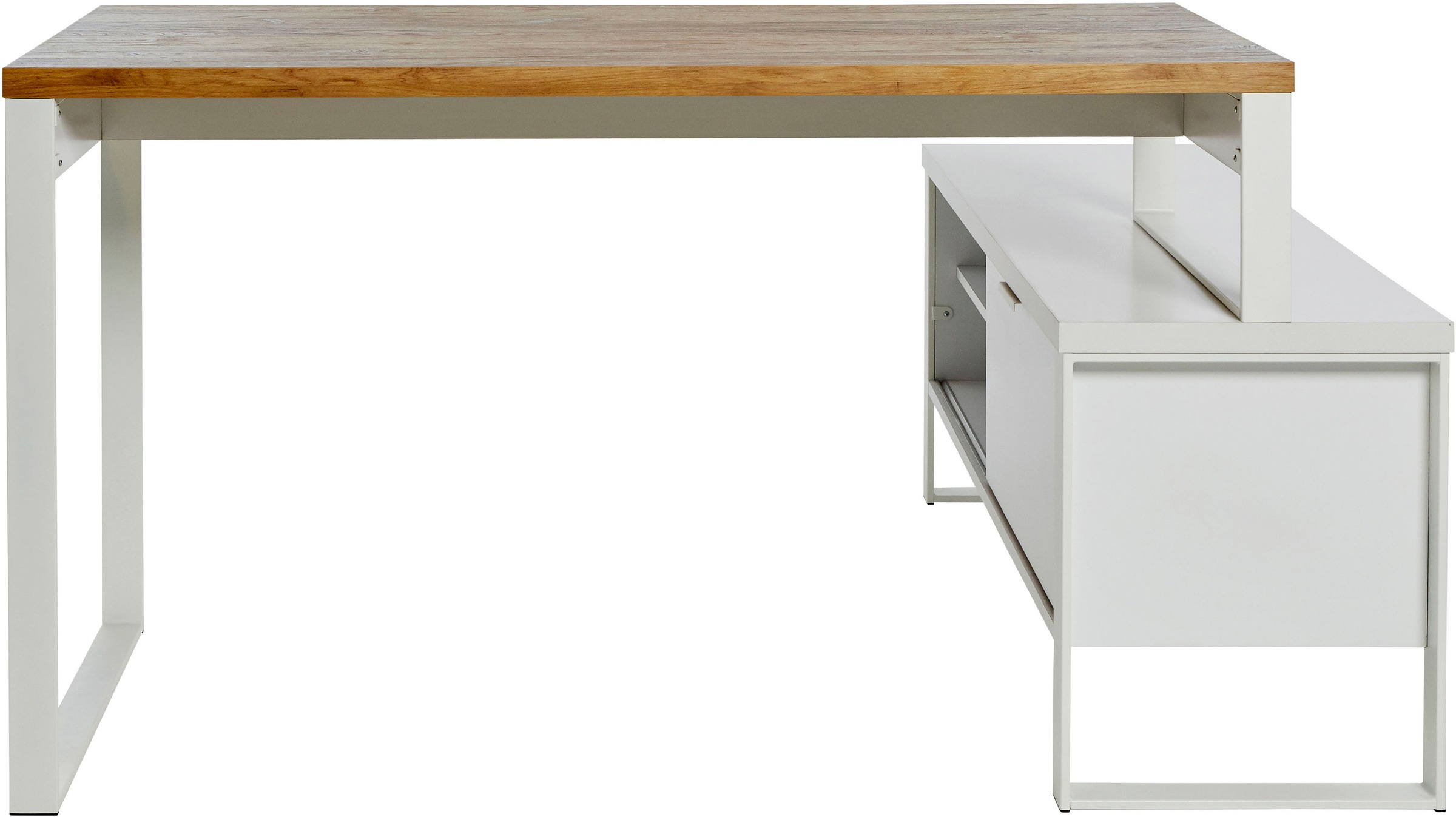 Jahnke Bureau d'angle »LOOP« montable dans les deux sens