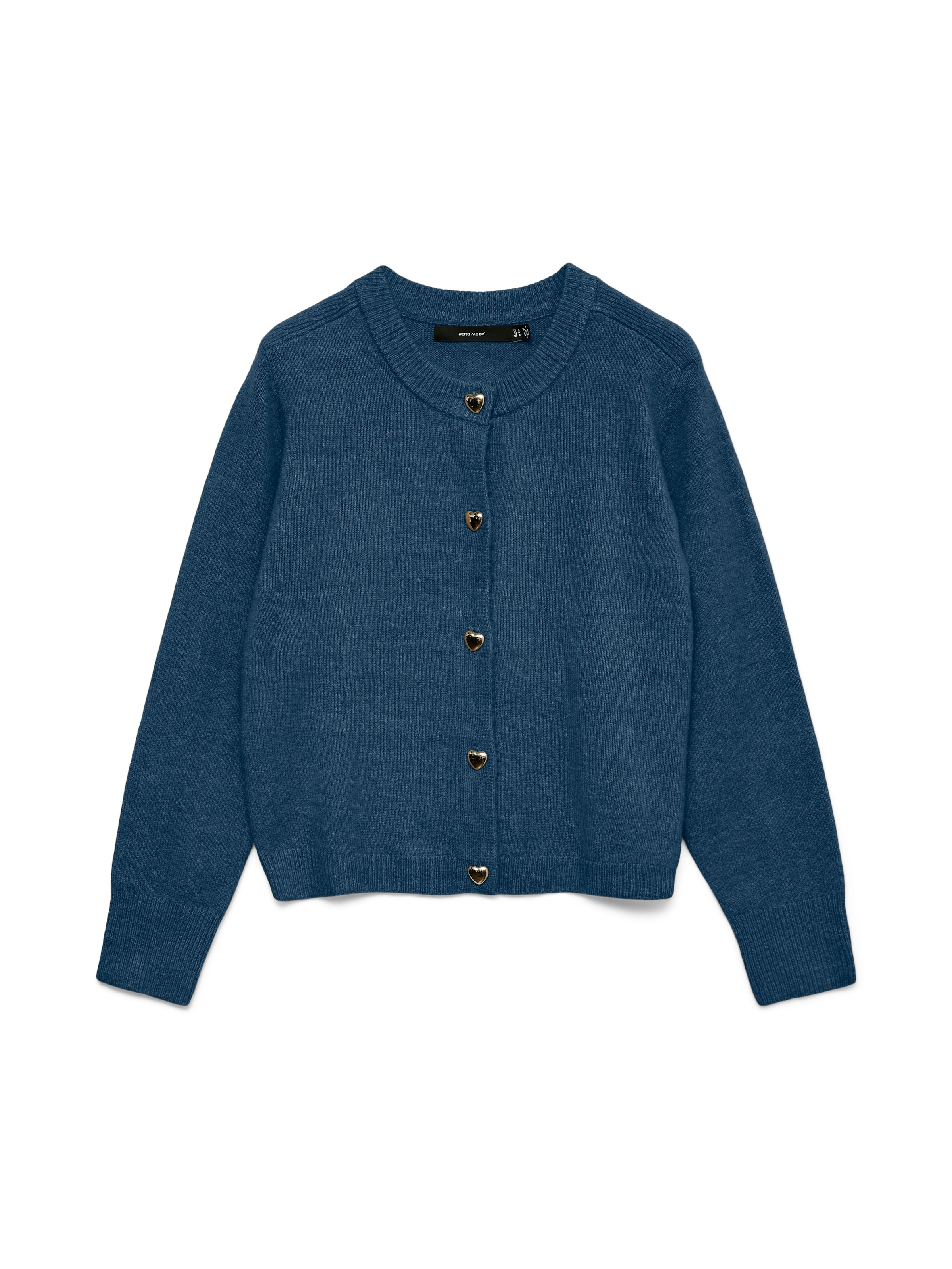 Vero Moda Veste en tricot »VMFIONA LS SHORT BUTTON CARDIGAN GA BOO« mit Wolle und Stretch