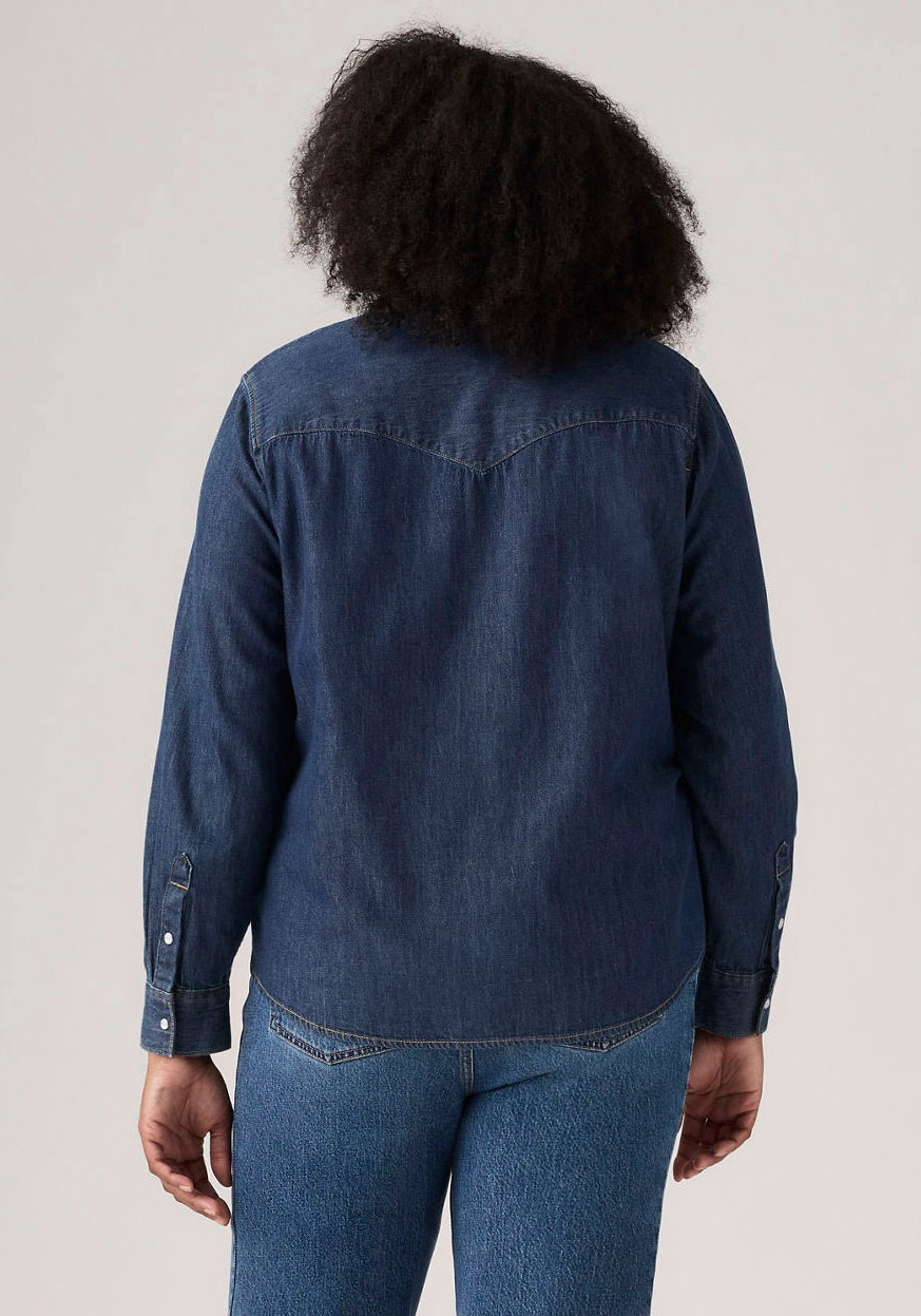 Levi's® Plus Blouse en jean »PL ULTIMATE WESTERN T3« avec poches