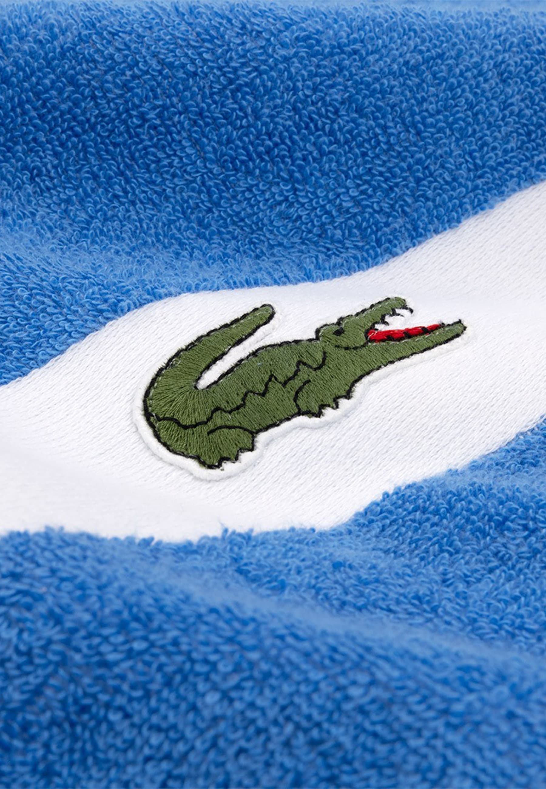 Lacoste Serviette de bain »LCASUAL« avec applications label et bordure
