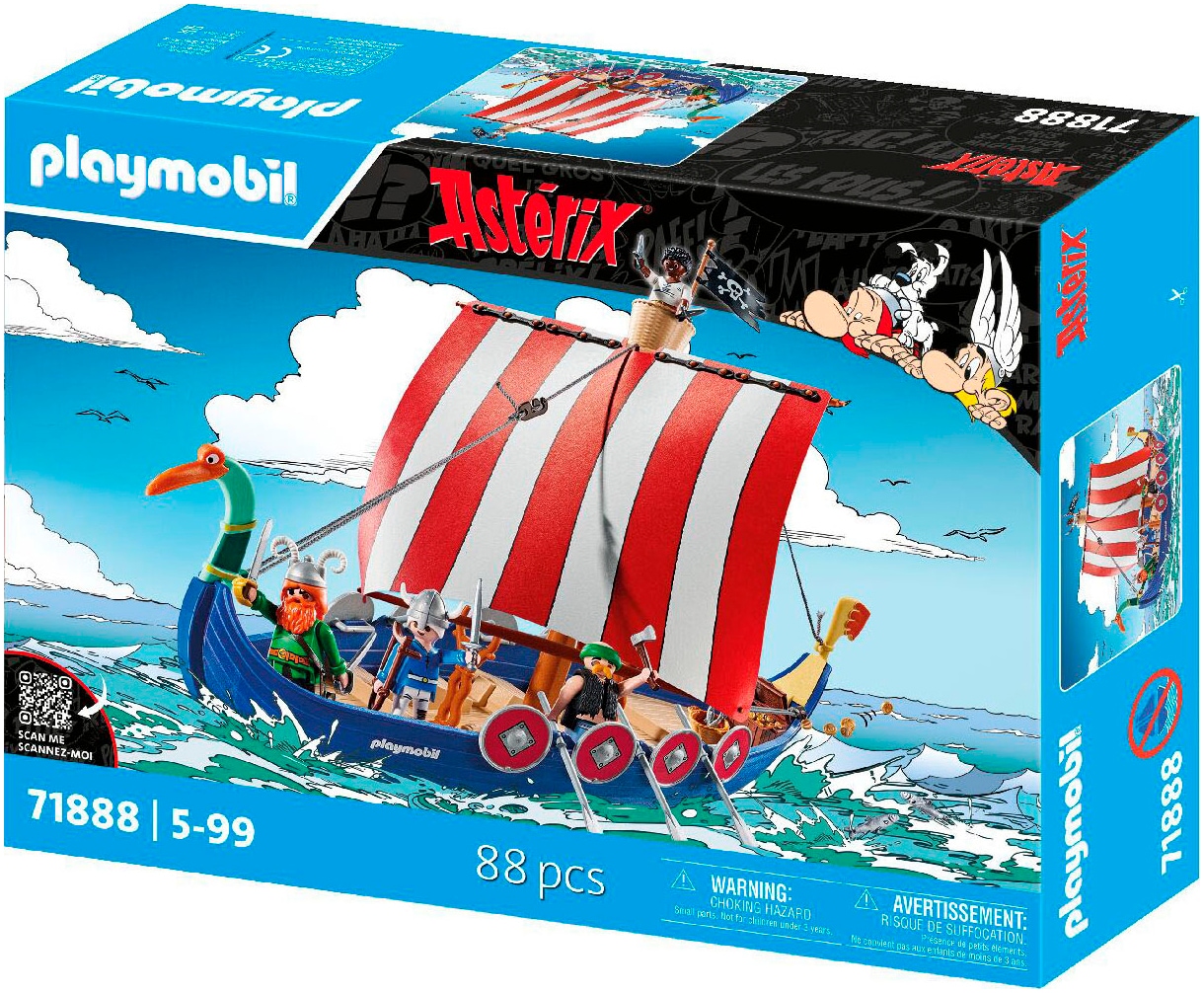 Playmobil® Konstruktions-Spielset »Asterix: Piratenschiff (71888), Playmobil Asterix« Made in Germany