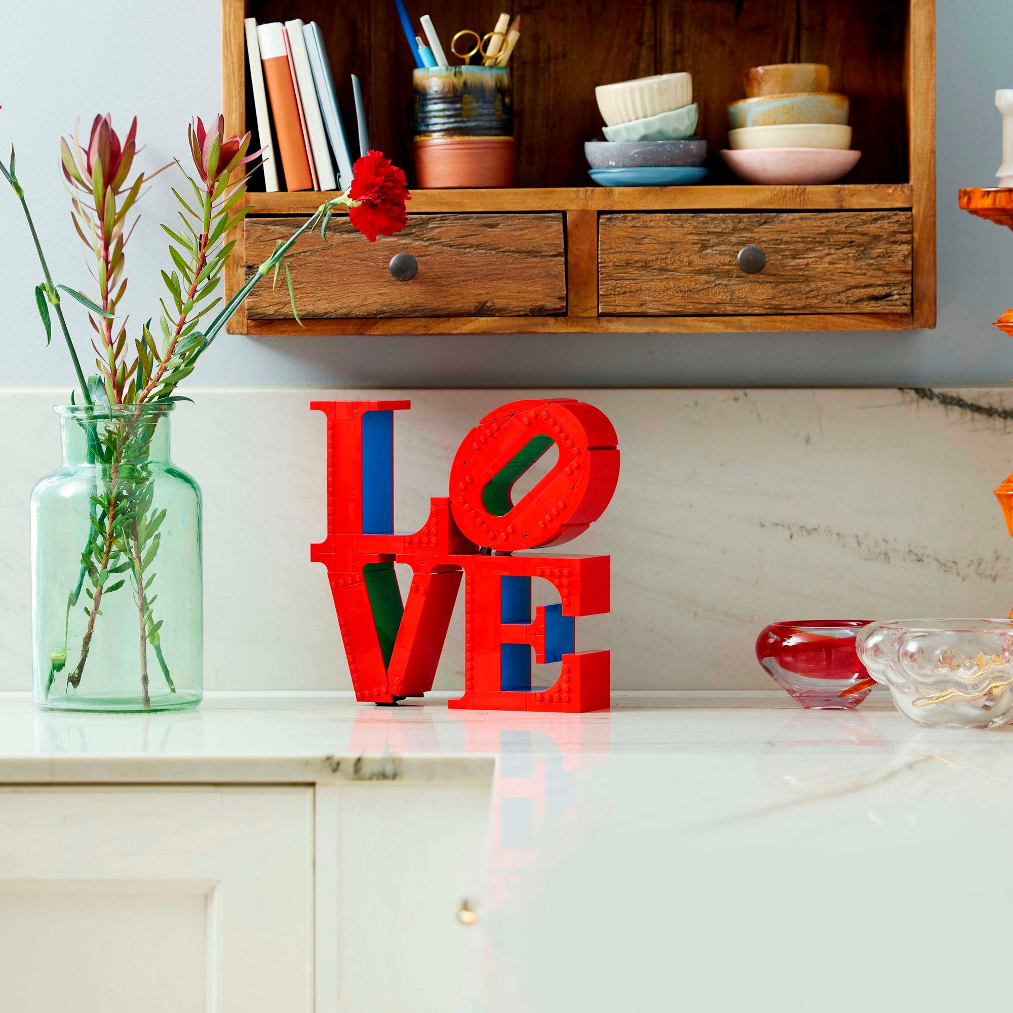 LEGO® Konstruktionsspielsteine »LOVE (31214), LEGO ART« Made in Europe