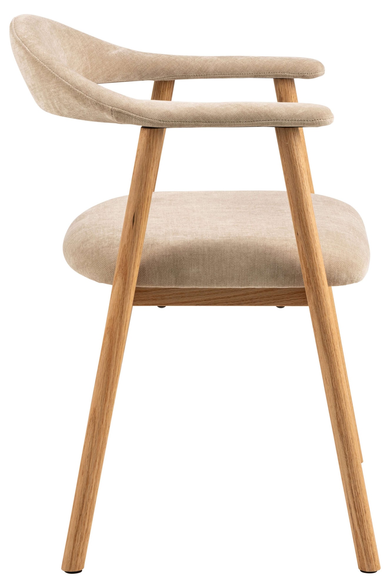 ACTONA GROUP Chaise de salle à manger »Addi, Stuhl, 2er-Set, gepolstert, Moderner Stil, Gestell aus Eiche« () lot de 2, rembourré, housse disponible en plusieurs couleurs