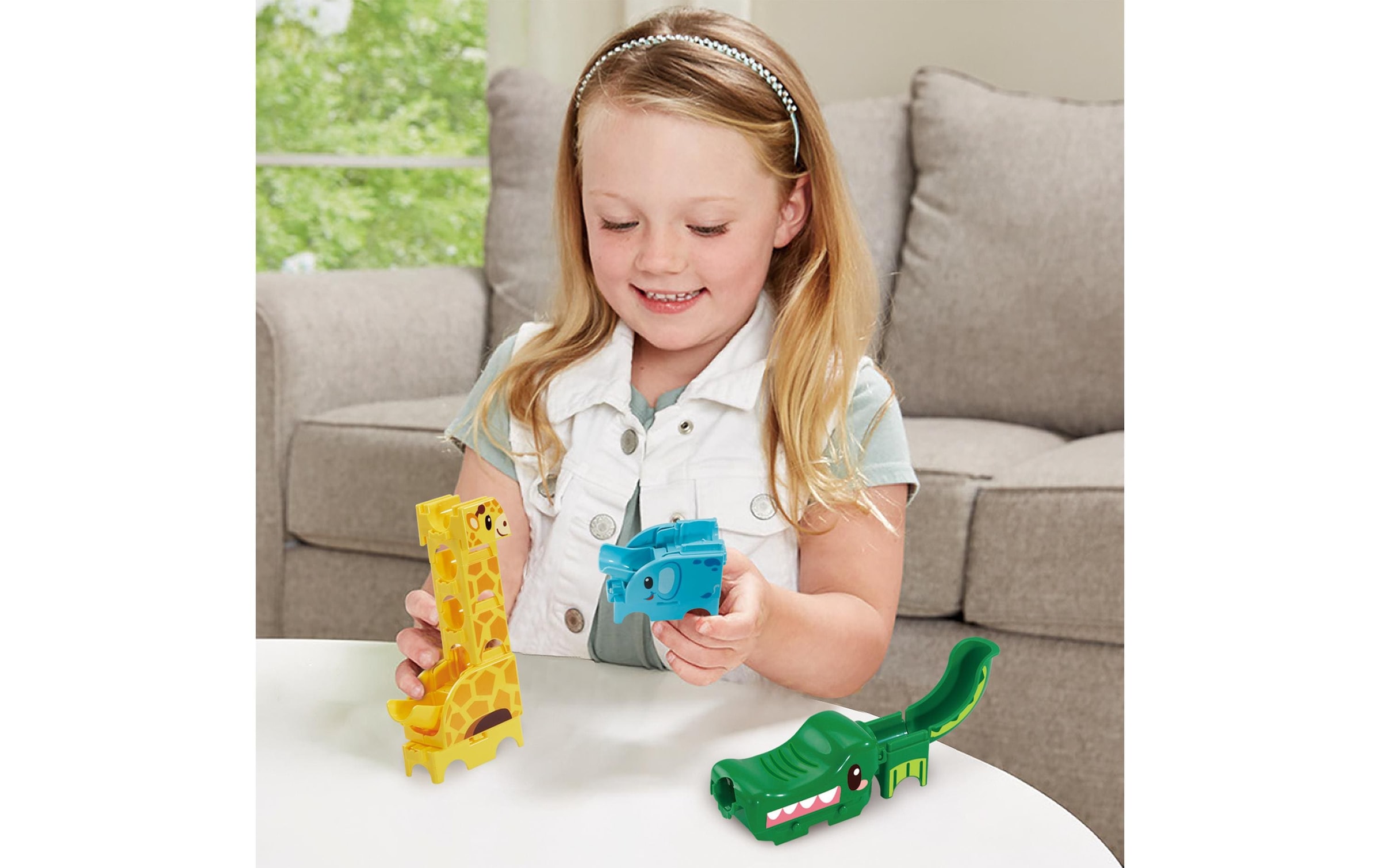 Vtech® Kugelbahn »Marble Rush Junior Animal Set J100 -FR-«