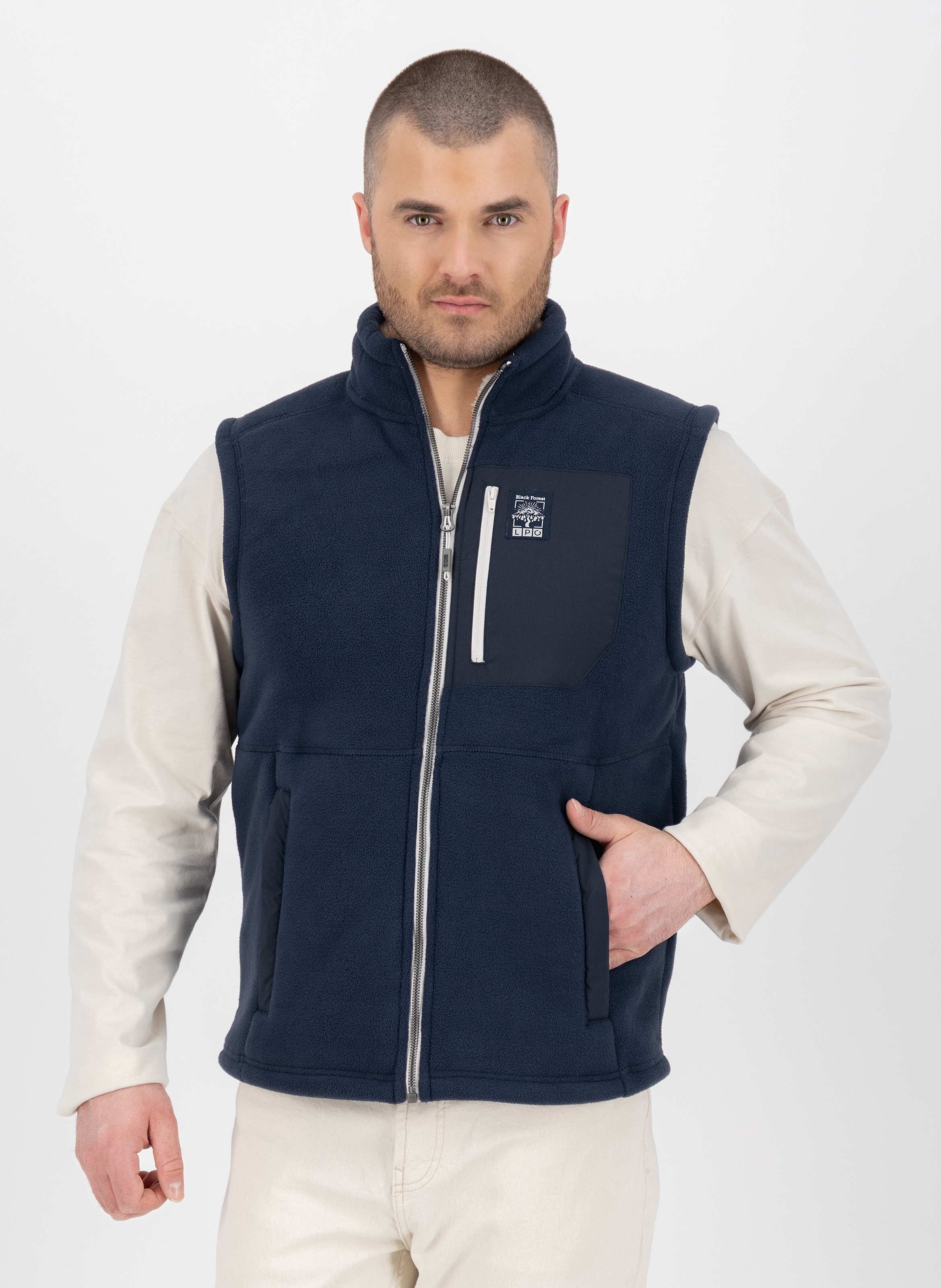 LPO Gilet polaire »Ravin II« mit Langhaarfleece