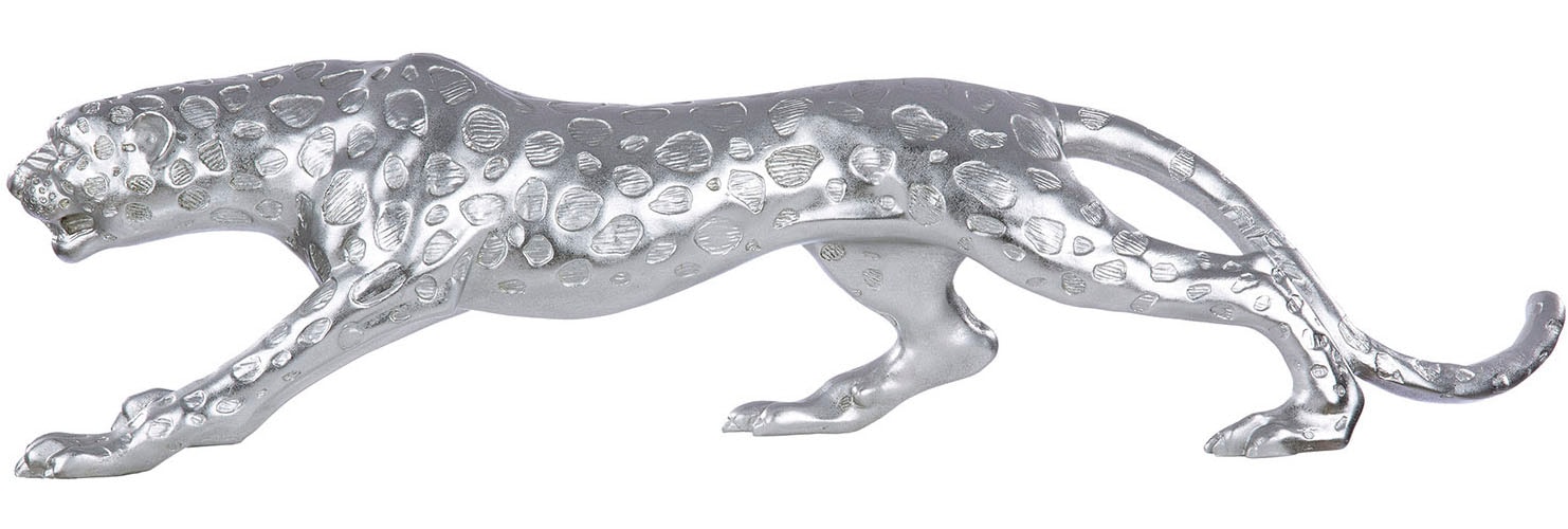 Casablanca by Gilde Tierfigur »Figur Gepard  silberfarben H. 20 cm«