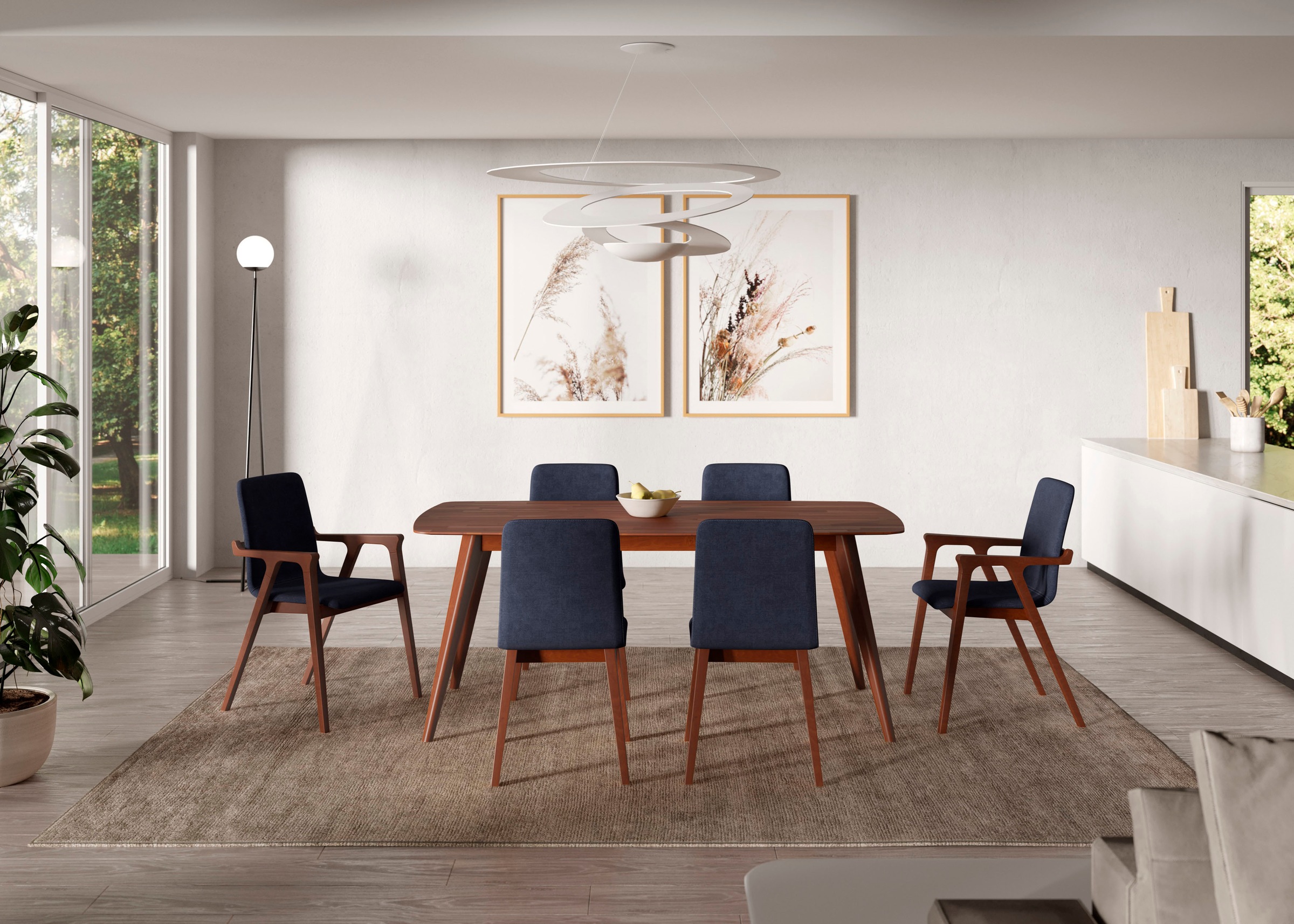 Home affaire Chaise avec accoudoirs »AXA« () 1 cuis