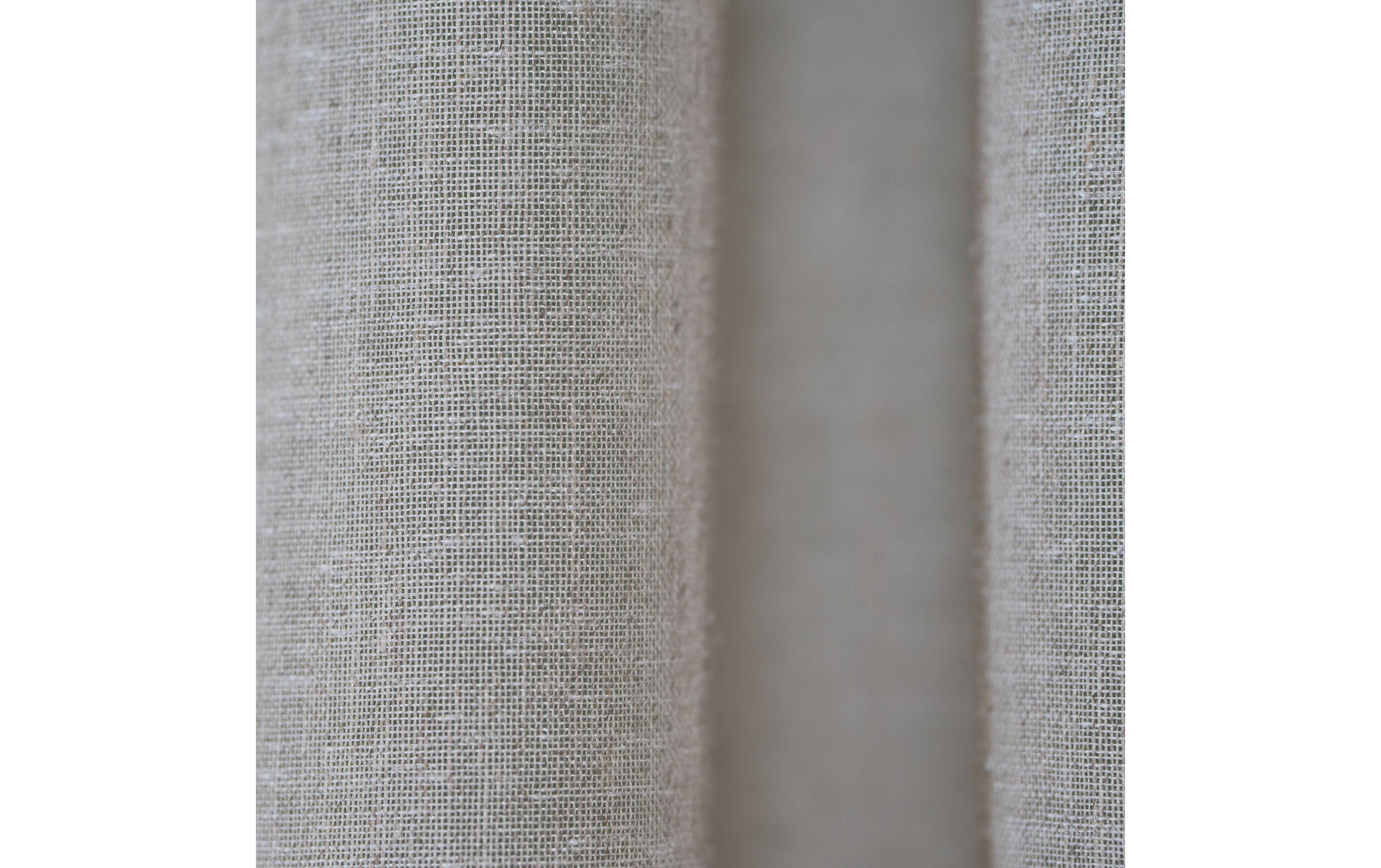   Vorhang »Casa Leon Beige, 140 x 245 cm mit Faltenband« Schlaufen 1 Stk. tlg.