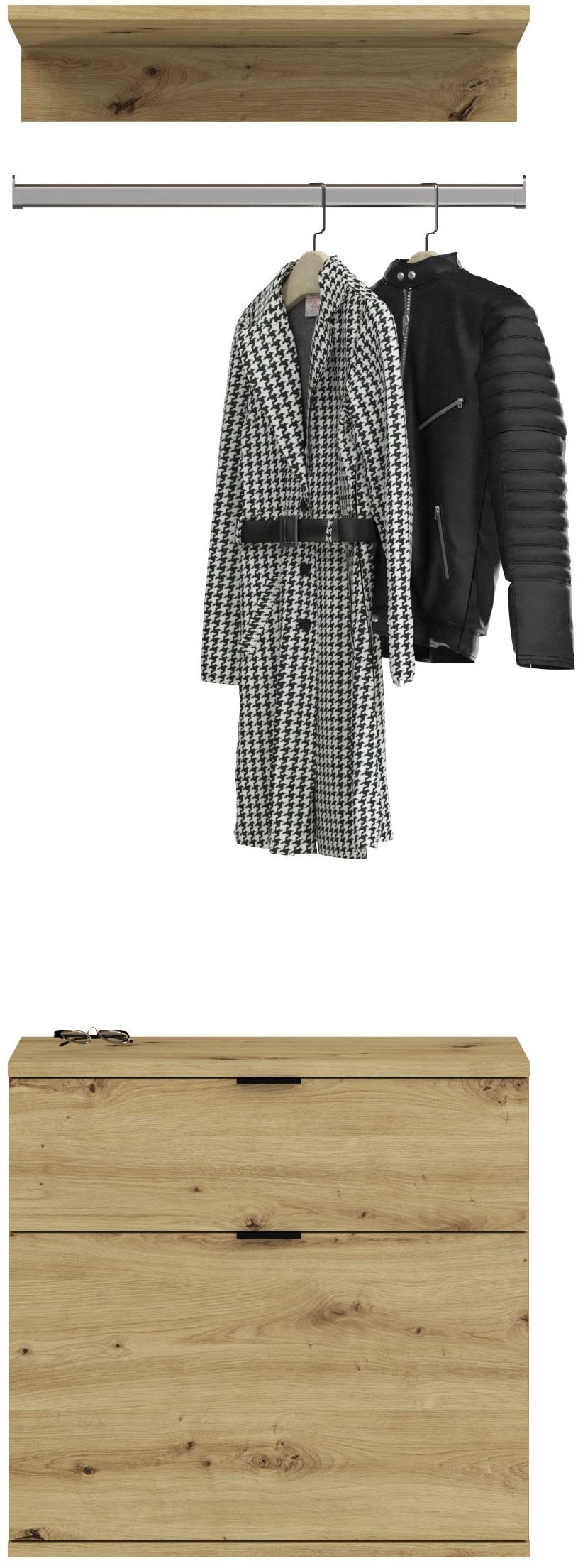 INOSIGN Garderoben-Set »Trondheim, Breite 213 cm, 6-teilig, bestehend aus:« Set, 5 Stk. tlg.