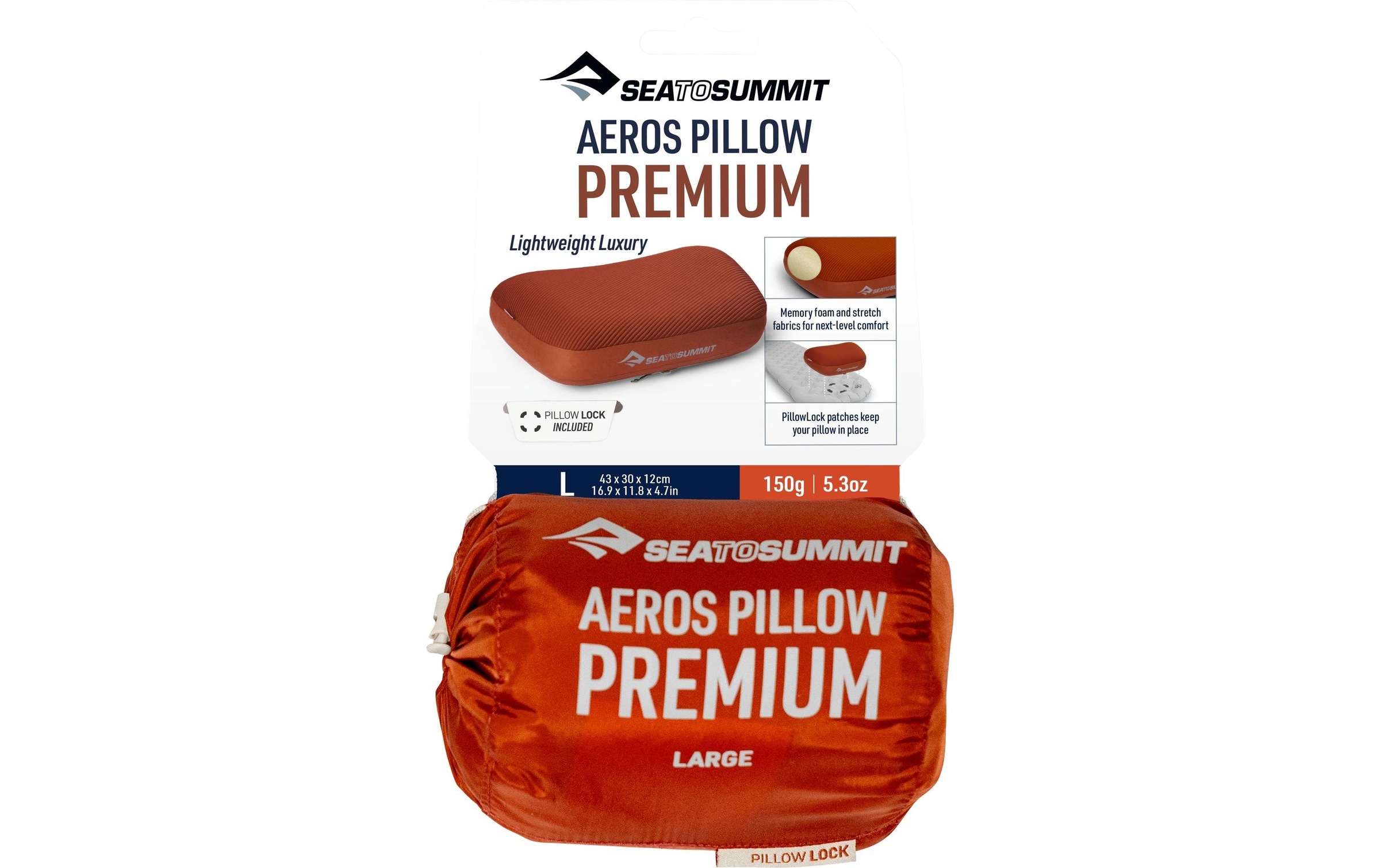 sea to summit Oreiller de voyage »Premium Pillow Large«