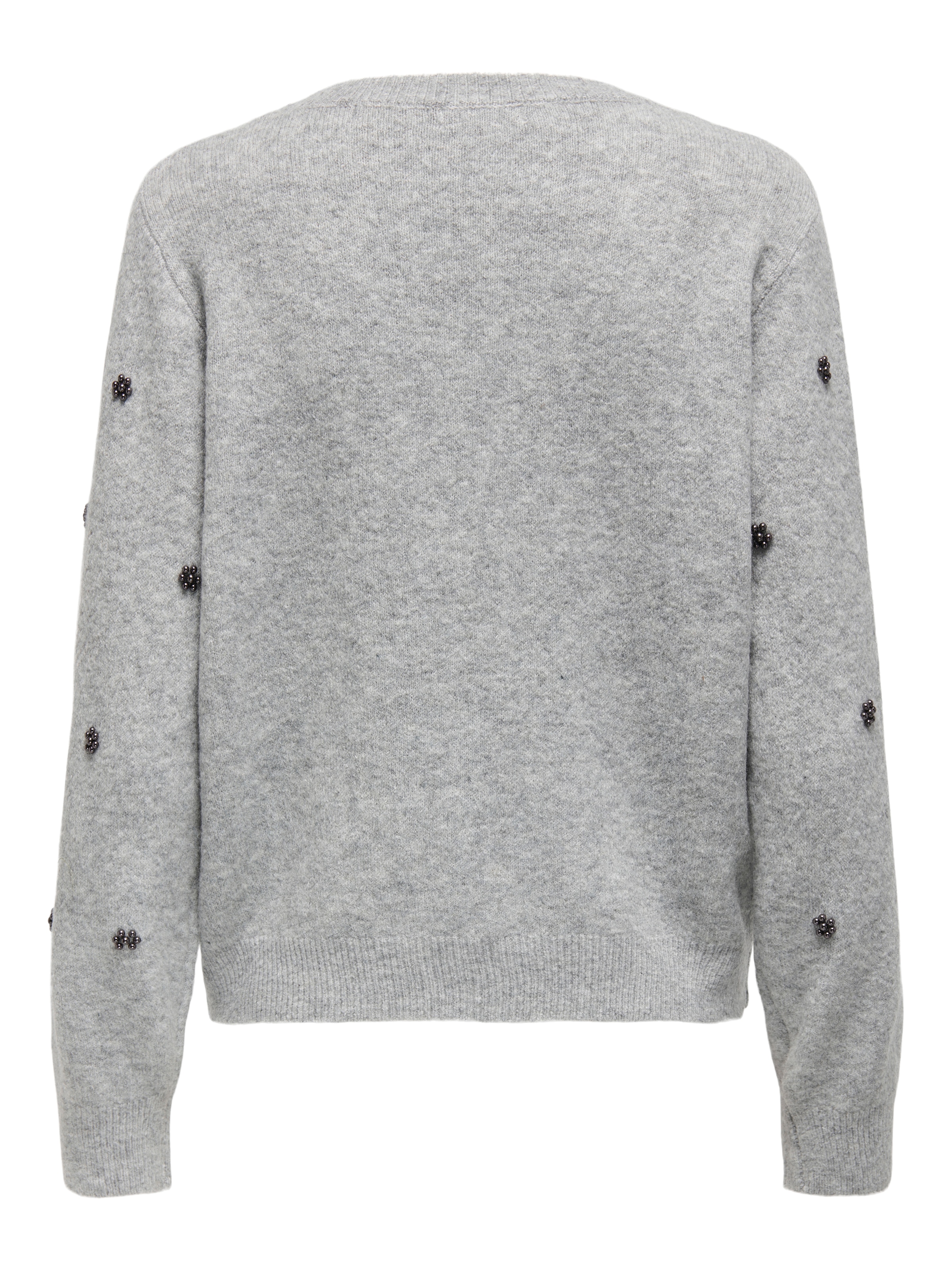 JDY Rundhalspullover »JDYBELLA LIFE L/S ON PEARL PULL KNT NOOS« mit Zierperlen-Applikationen