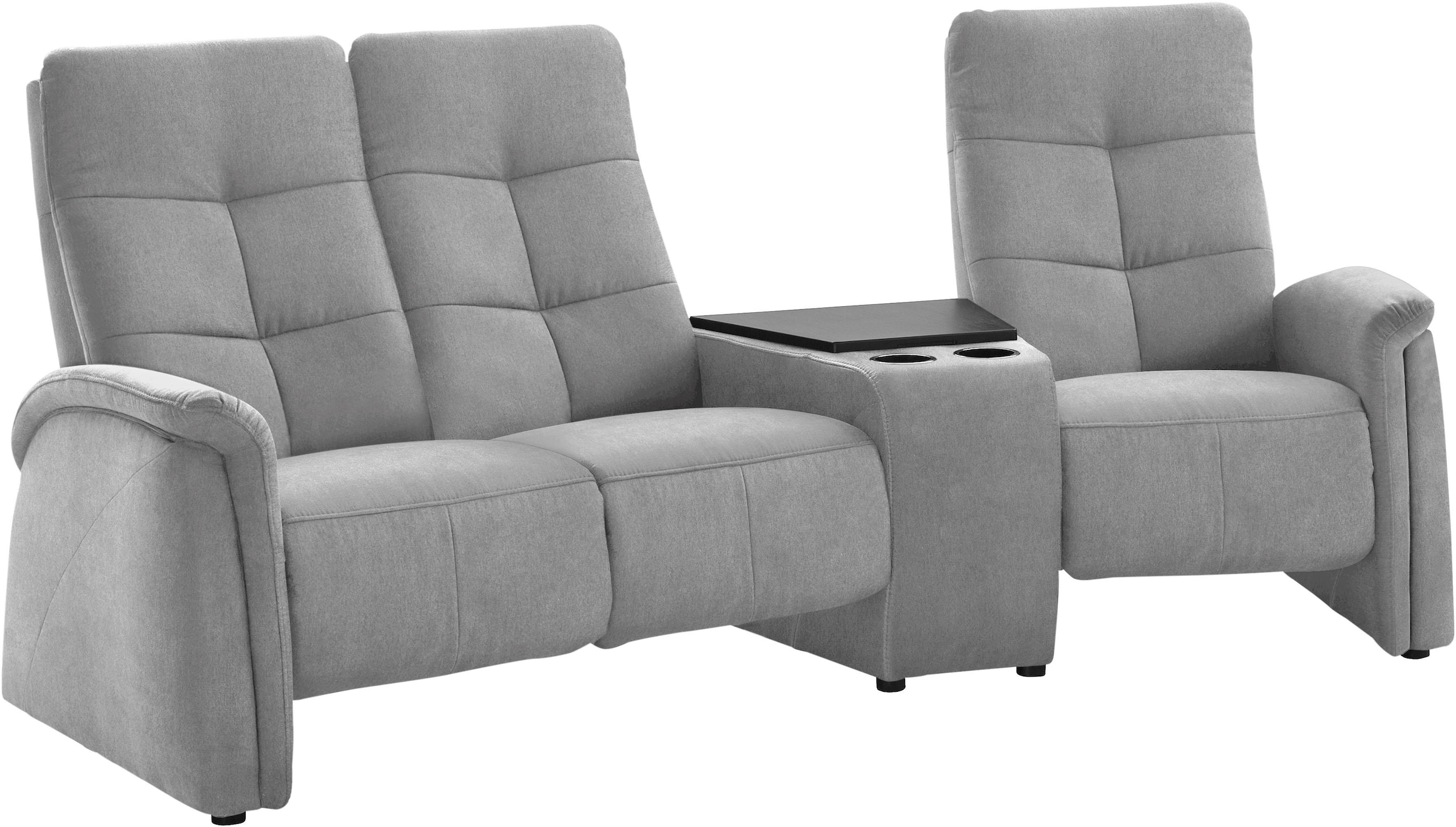 exxpo - sofa fashion 3-places »Tivoli, Kinosofa mit Relaxfunktion, mit Ablagetisch und Stauraum« confortable, dossier haut