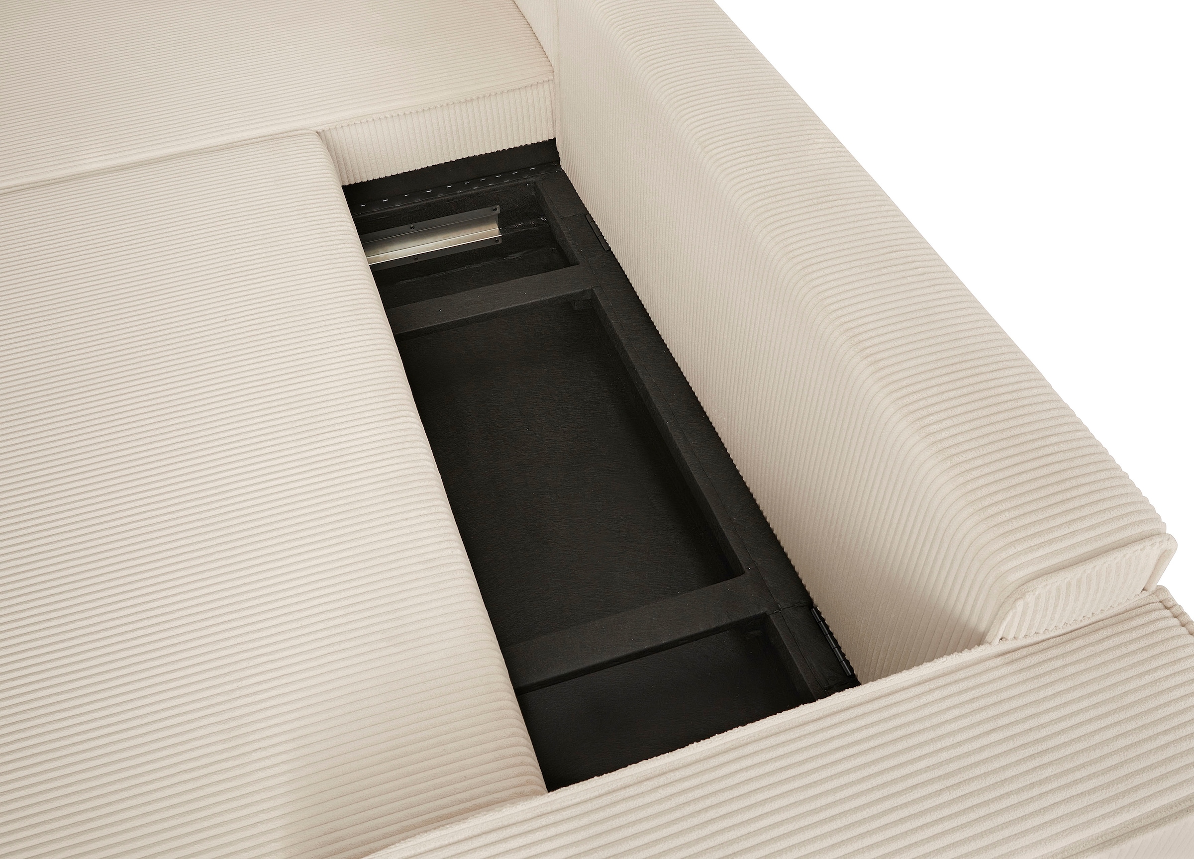 GOODproduct Ecksofa »CASSI L-Form, 241cm - OTTO. Verlässliche Qualität.« Schlaffunktion (133/200), Boxspring, Bettkasten, Cord, Unser Tiefpreis