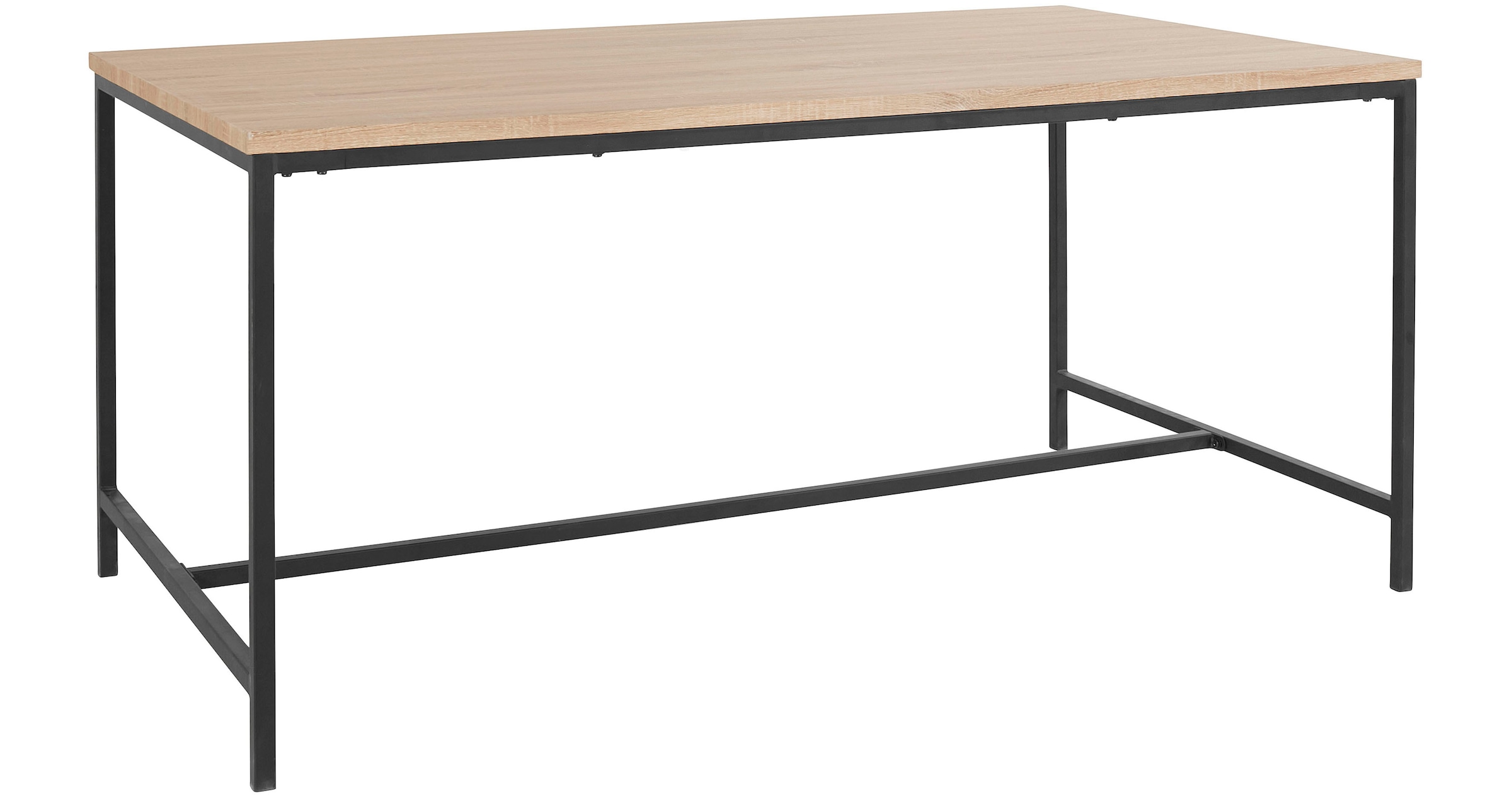 GOODproduct Esstisch »Vadum« 1 Stk. tlg. mit Tischplatte in einer Holzoptik und fühlbare Struktur, Höhe 76 cm