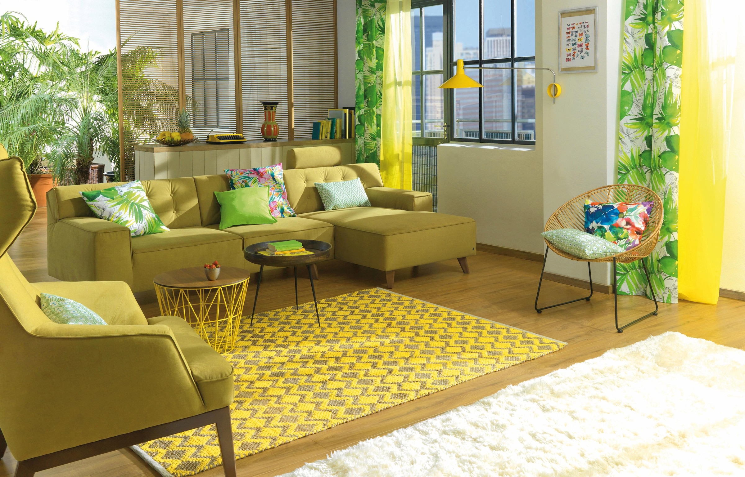 TOM TAILOR HOME Tapis »Geometric« Rectangulaire 7 mm Höhe Flachgewebe, handgewebt, Material: 60% Baumwolle, 40% Jute