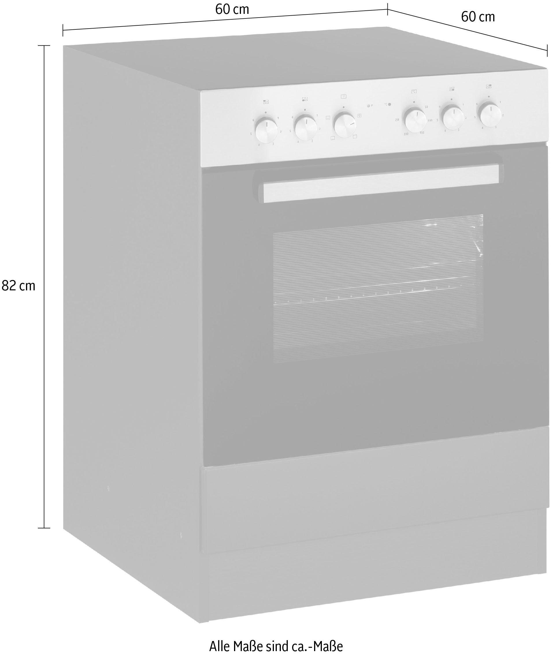 KOCHSTATION Armoire encastrée pour cuisinière »KS-Kehl« sans plan de travail