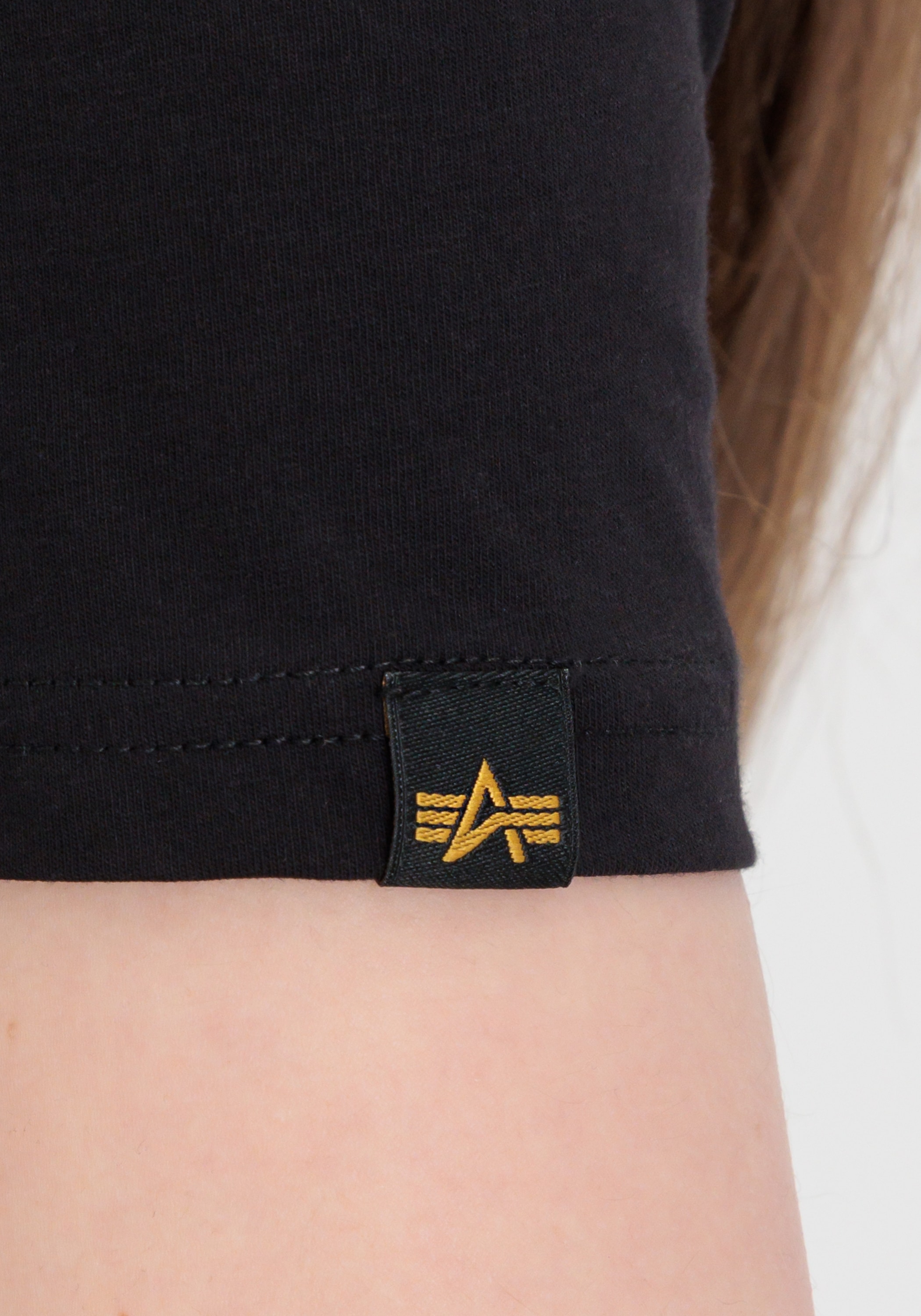 Alpha Industries T-Shirt »Basic Long T-Shirt Glitter W«