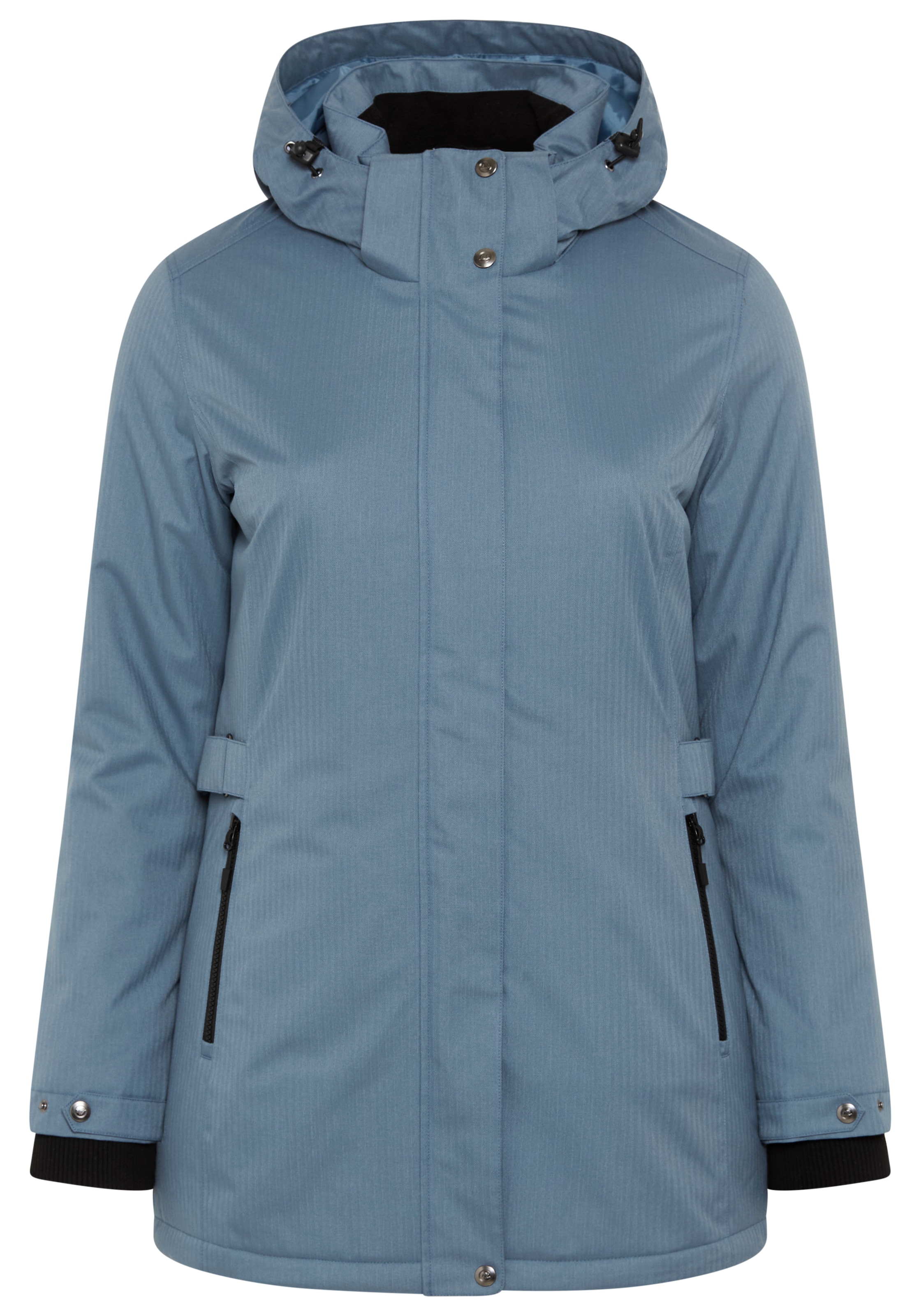 Polarino Funktionsparka mit Kapuze Grosse Grössen, wasserabweisend, winddicht und atmungsaktiv