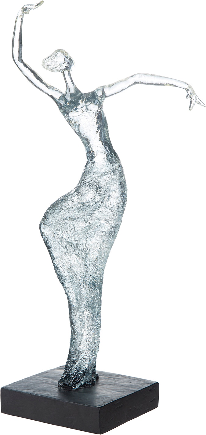 GILDE Skulptur »Skulptur Seelentanz klar; schwarz« Harmonie Innigkeit Ruhe Emotion Kunstfigur