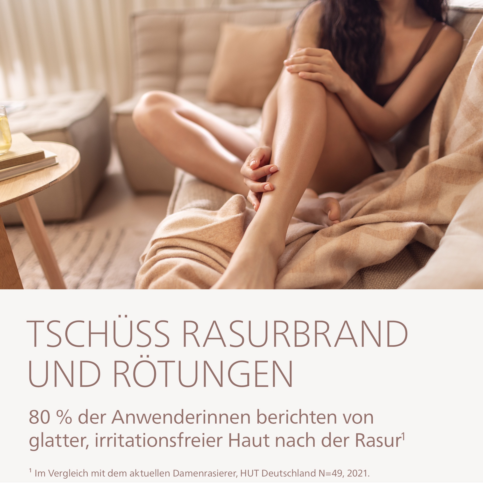 Philips Elektrorasierer »Lady Shaver Series 6000« 1 Stk. Aufsätze kabelloser Rasierer, nass und trocken, inkl. Trimmeraufsatz