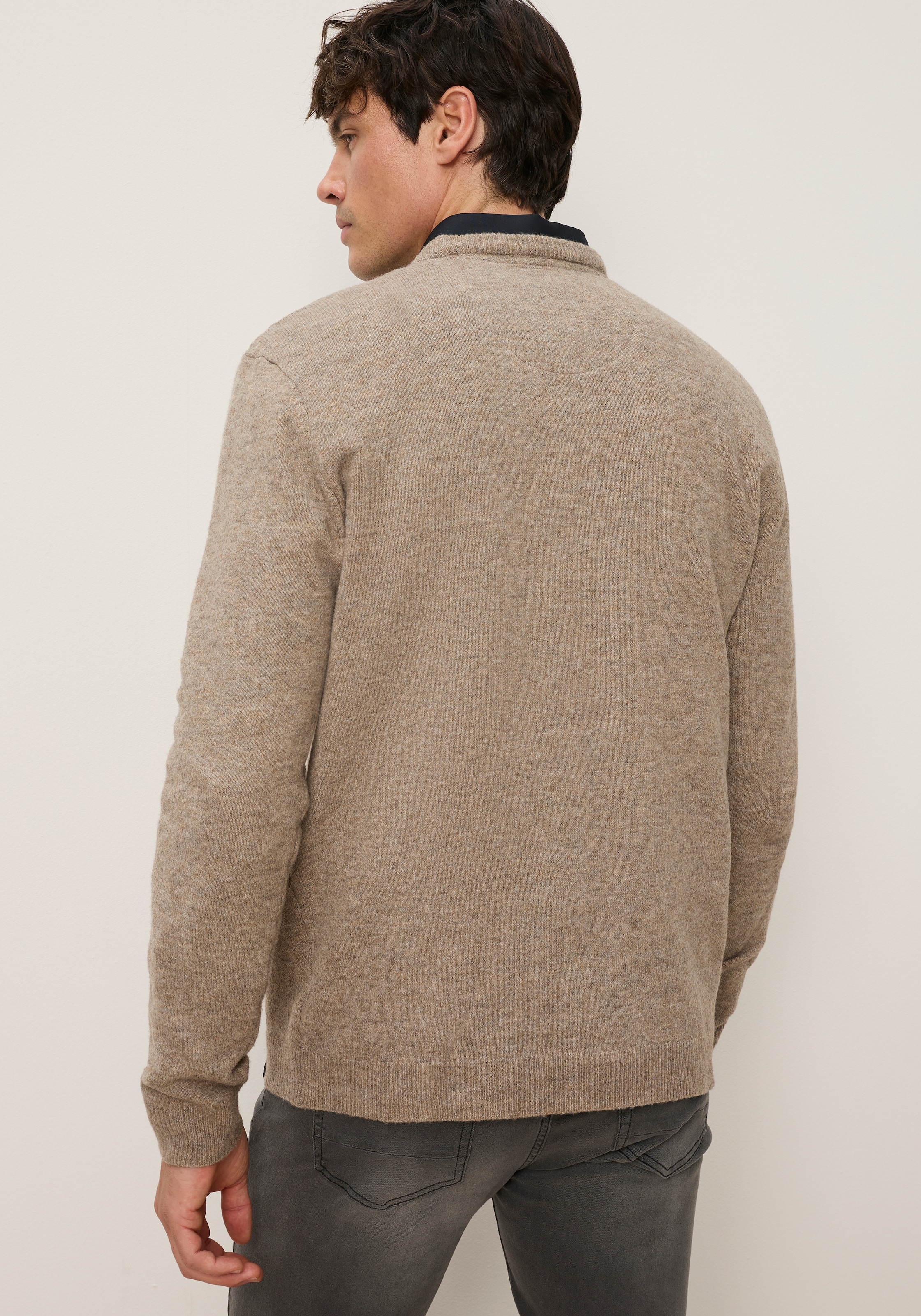Bruno Banani Pull en tricot »in hochwertiger Wolloptik« aspect laine avec confort d'entretien facile. Sans sensation de démangeaison