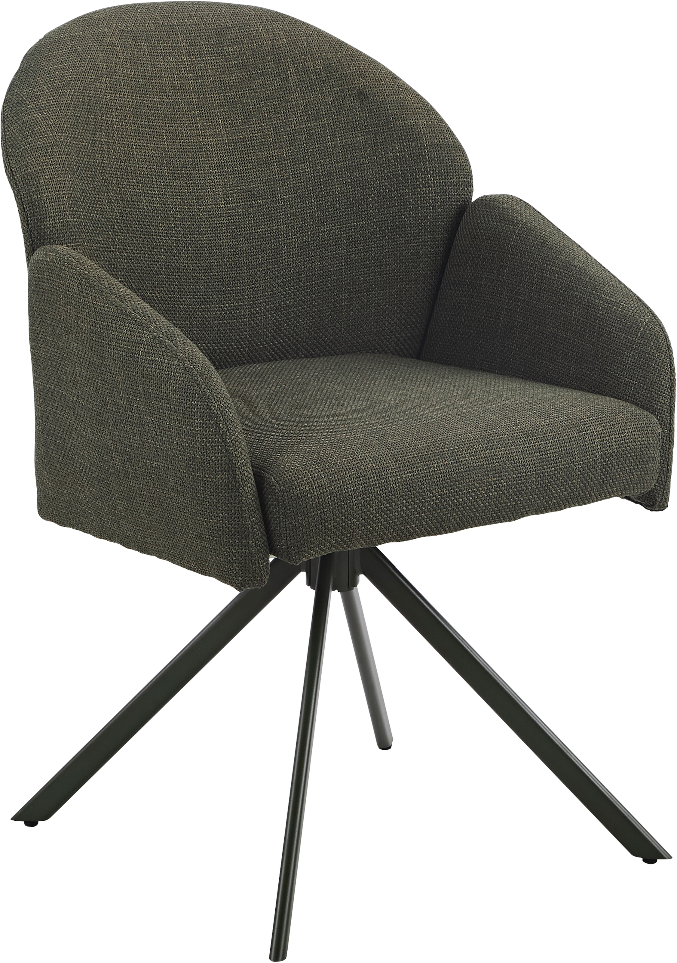 HELA Chaise avec accoudoirs »HOLLY« (Set) 1 cuis360° drehbar, Armlehnen, Gestell angepasst, Swing Back Komfortrücken