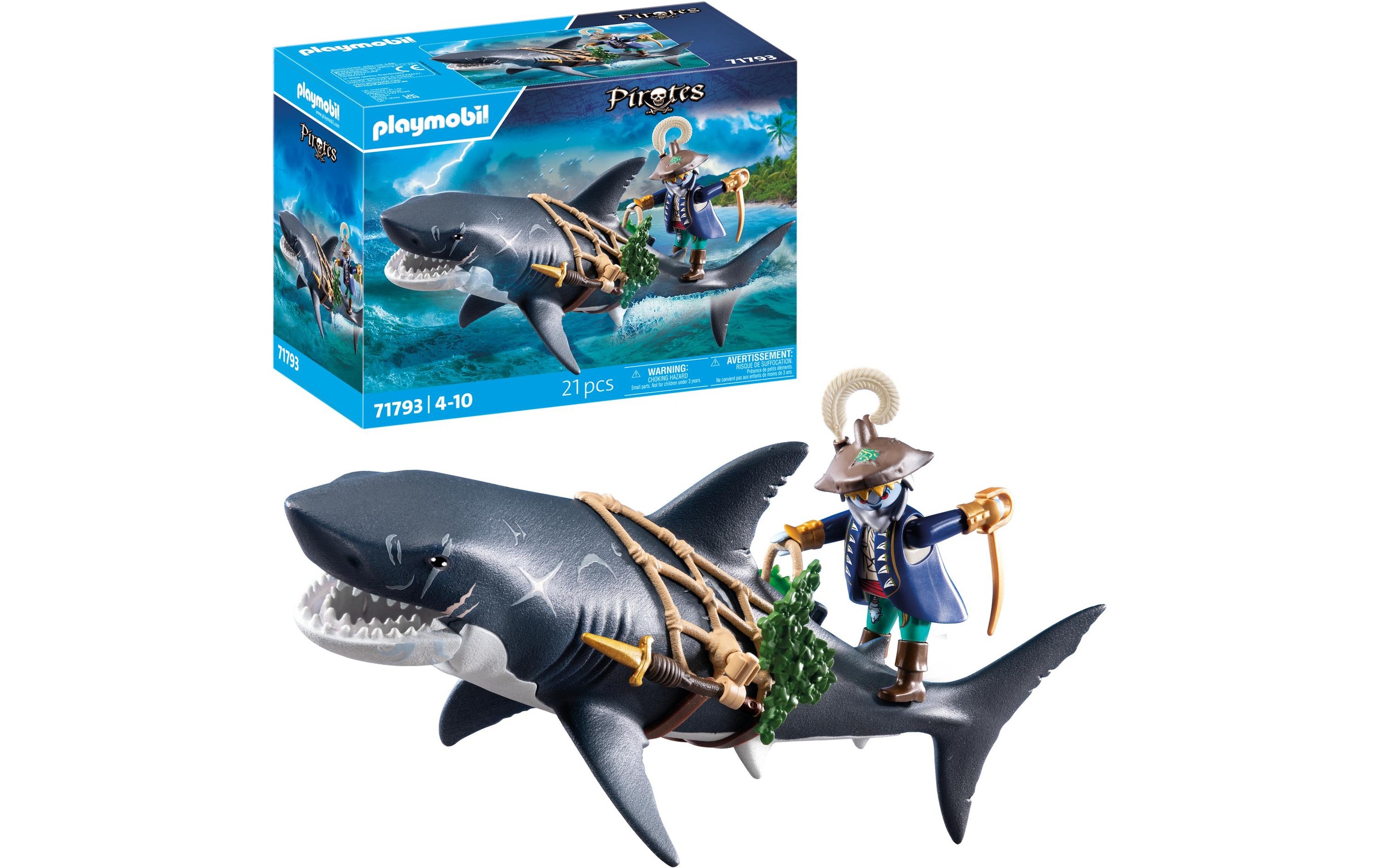 Playmobil® Briques de jeu »Gefahr durch Riesenhai 71793«