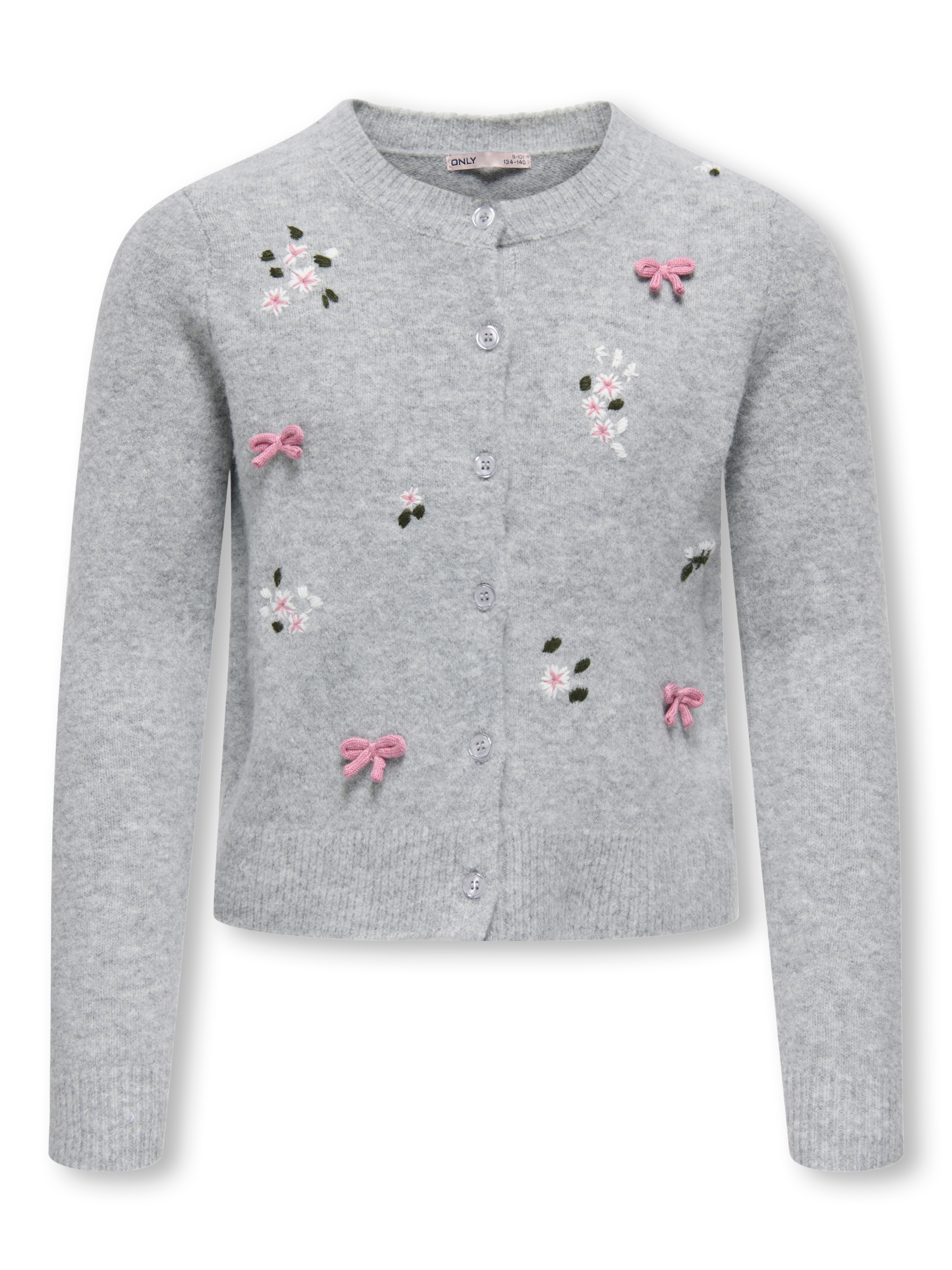 KIDS ONLY Strickjacke »KOGDORA DETAIL LS O-NECK CARDIGAN KNT« Kunstfaser,