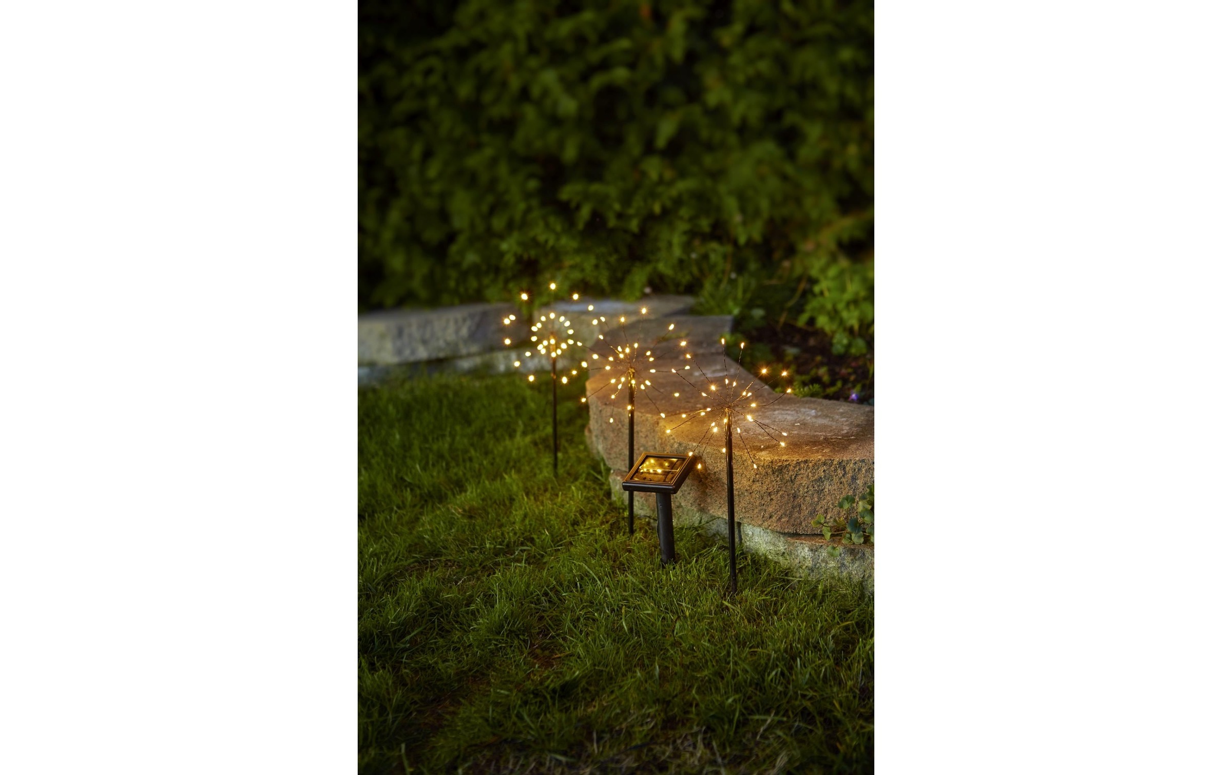 EGLO Lampe de jardin »3er-Set Solarleuchten 40 cm« 1 cuis