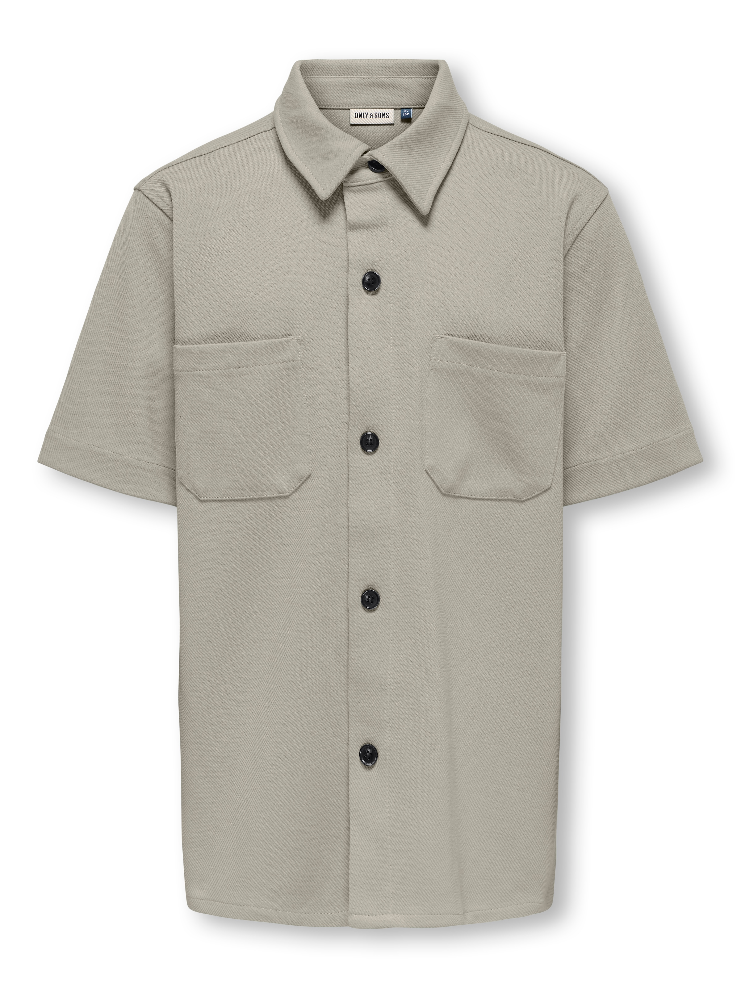 ONLY & SONS junior Chemise à manches courtes »OSJNEW KODYL REG SS SHIRT SWT NOOS« mélange coton, coupe régulière