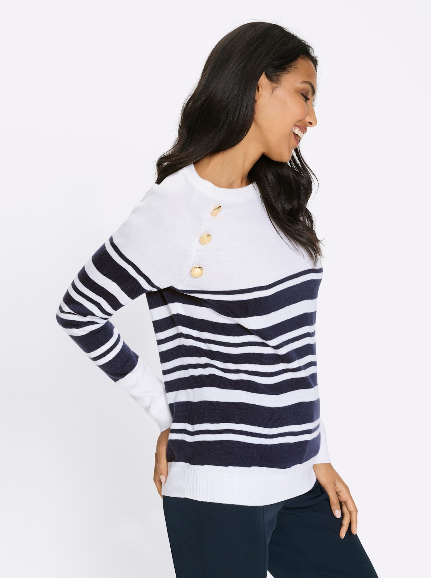 Classic Basics Streifenpullover »Ringel-Pullover«