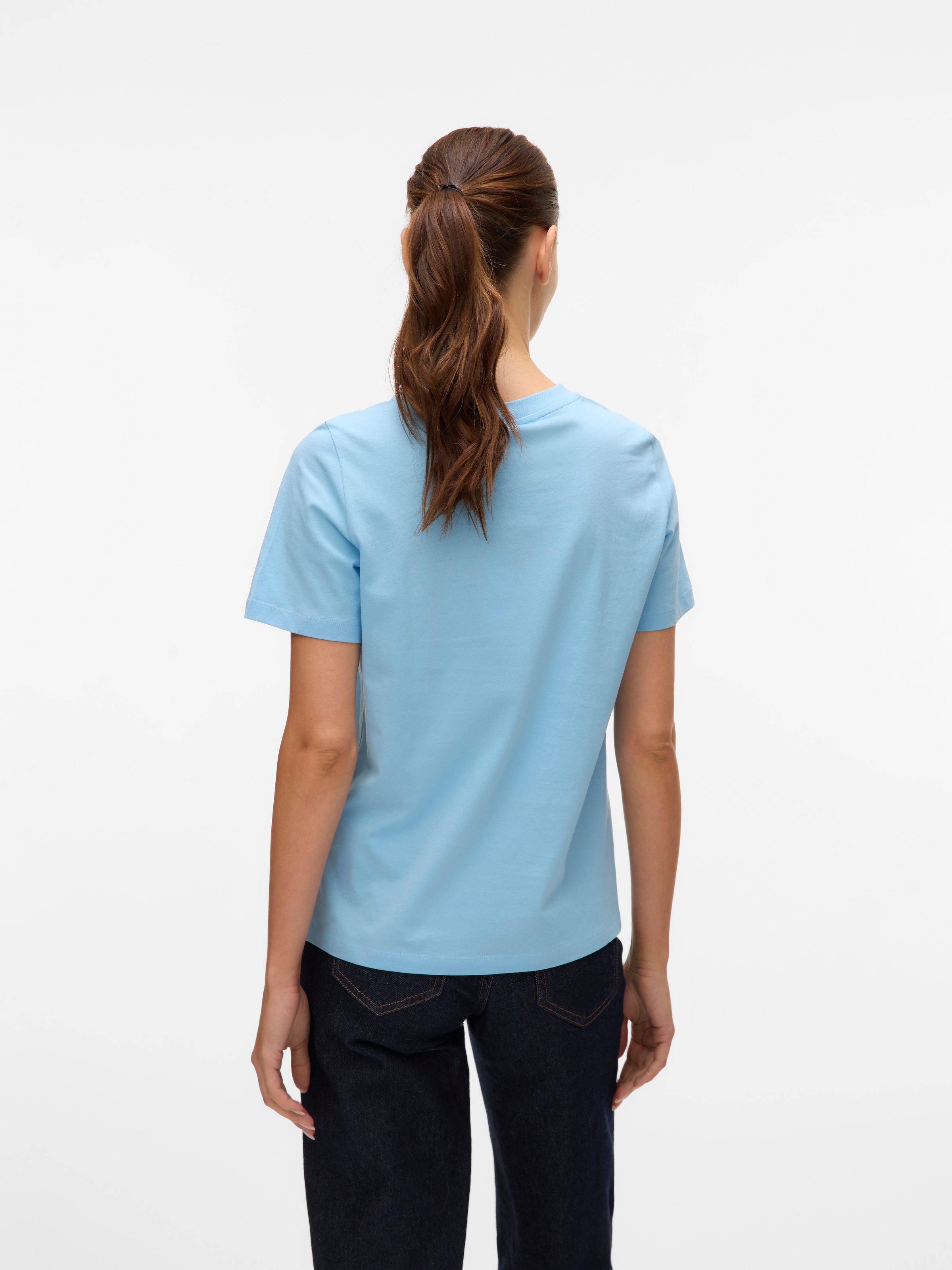 Vero Moda T-shirt à manches courtes »VMPAULINA SS T-SHIRT GA JRS NOOS« Baumwolle, regular fit