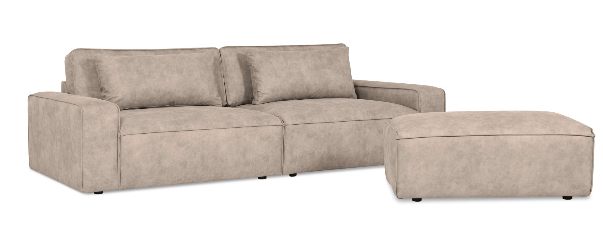 GOODproduct 3-places »Mittel« Largeur 245 cm, jusqu’au sol, coussins supplémentaires inclus, assise profonde