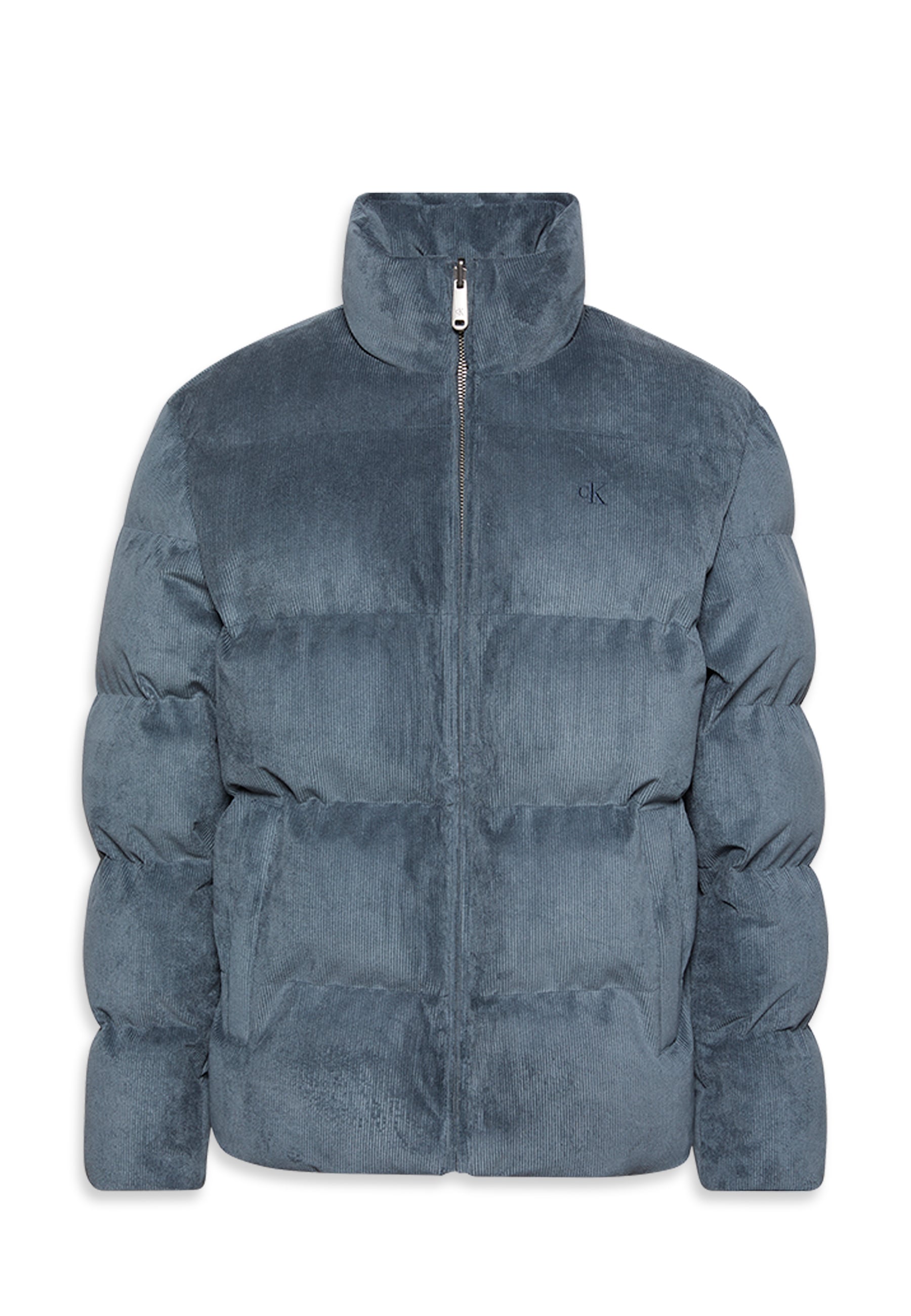 Calvin Klein Jeans Veste en velours côtelé »LS CORDUROY MID WT PUFFER JACKET« ohne Kapuze Mit Rundhalsausschnitt, regular fit