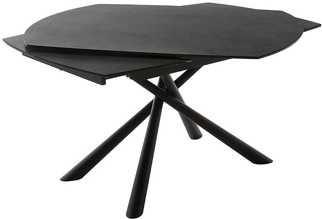 MCA furniture Esstisch »NICOSIA Vierfusstisch 130-190 cm« Einzelstück,  Keramik, Metall, Rotationsauszug, ausziehbar, Tischplatte 11 mm