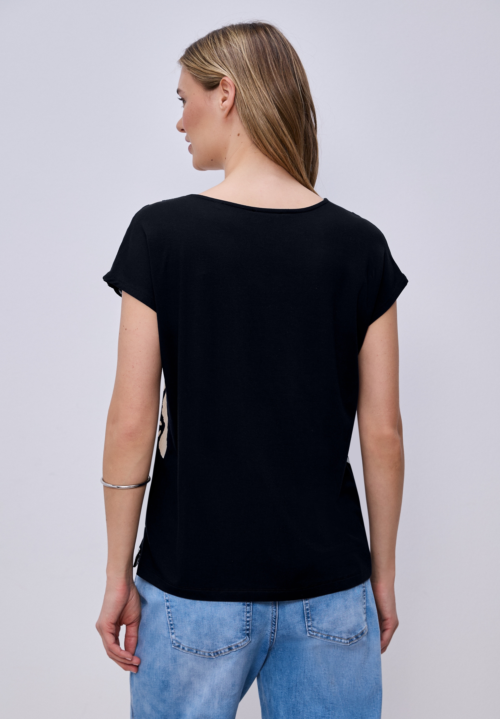 STREET ONE Haut de chemise avec imprimé intégral