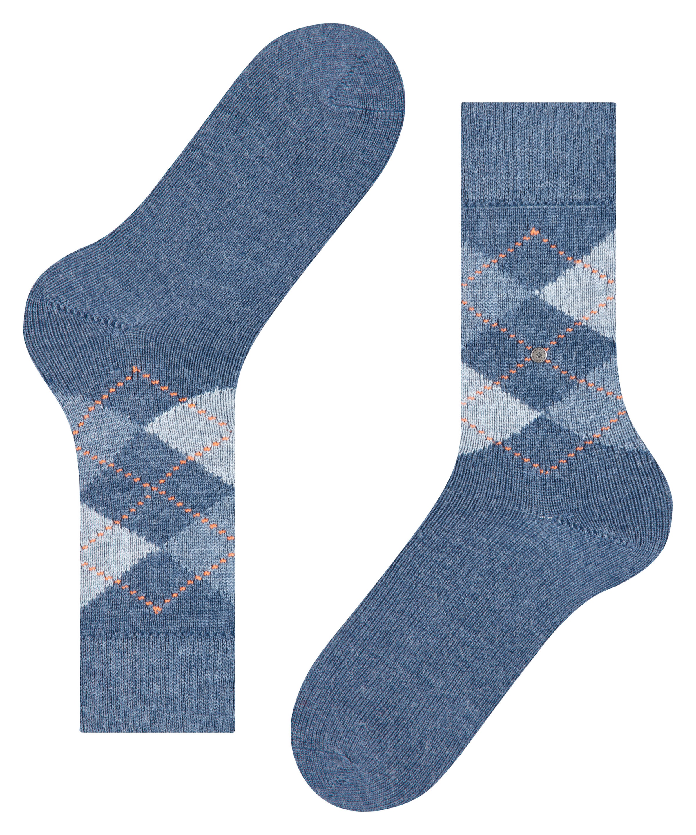 Burlington Chaussettes »Preston« taille unique 40-46, motif argyle, toucher doux