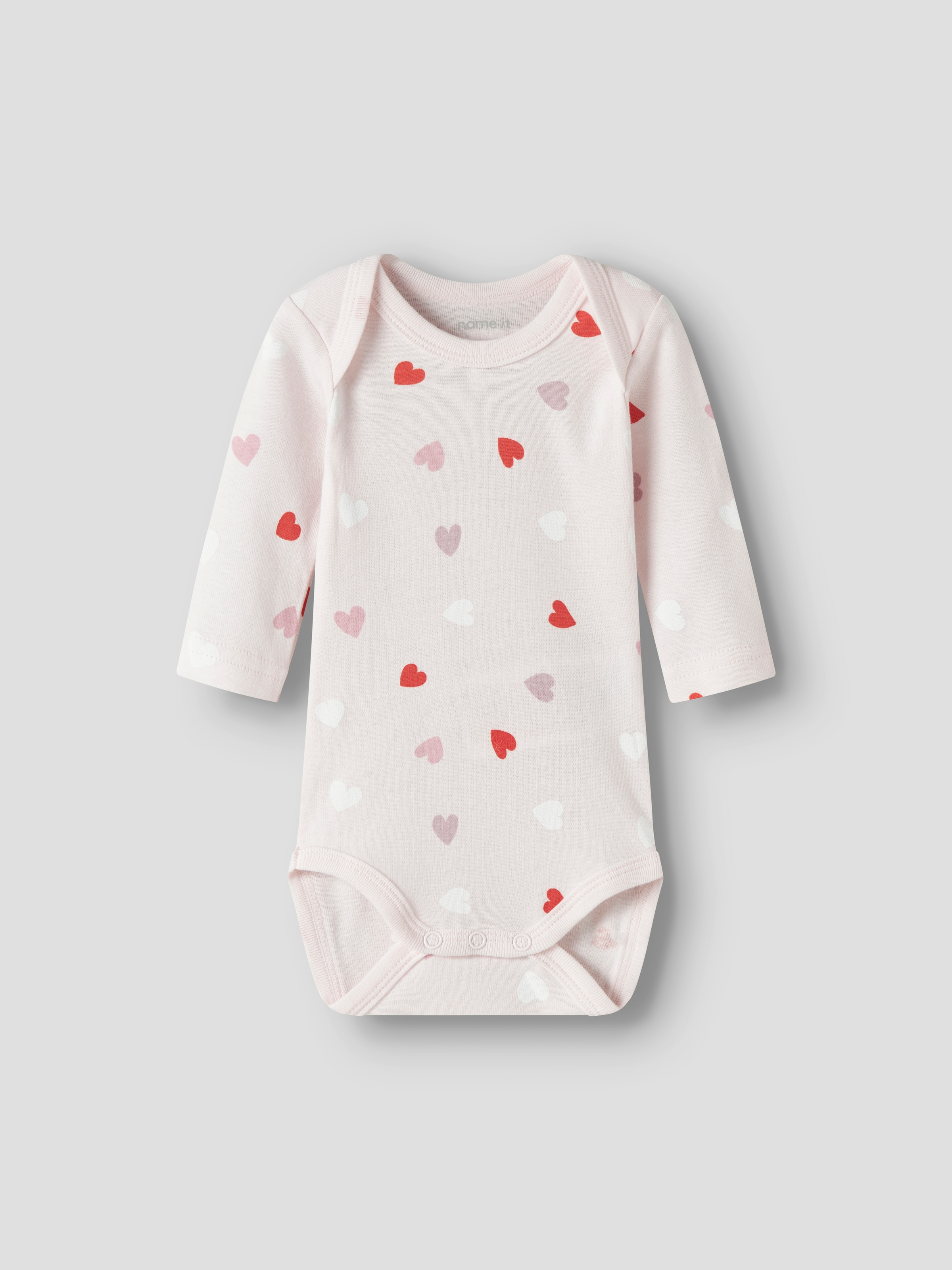 Name It Langarmbody »NBFBODY 3P LS CARINARIA HEART NOOS« Packung, 3 tlg.