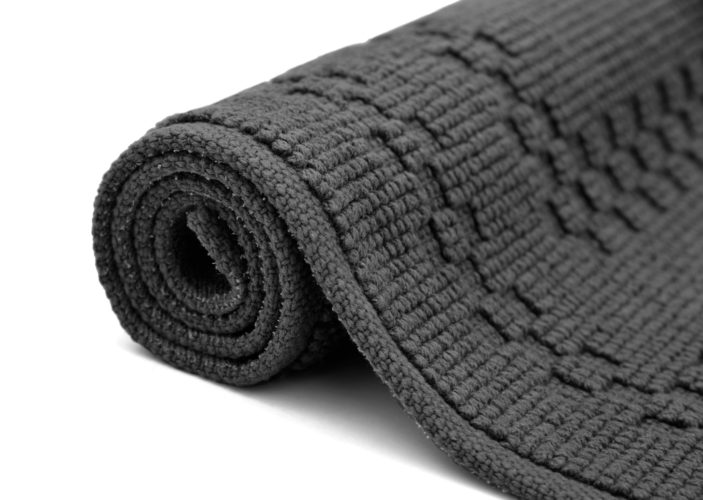 GOODproduct Badematte »Regona, 2 tlg. Hotelmatten-Set, 50x70 cm« Höhe 5 mm rutschhemmend beschichtet schnell trocknend 2-teiliges Set, einfarbig, Badematten Set, 100% Baumwolle