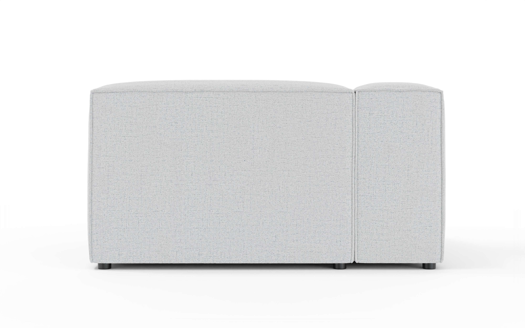 INOSIGN Ottomane »HAILY links/rechts bestellbar, Loungemöbel, Masse B/T/H: 130/130/72 cm« als Modul oder separat verwendbar, für individuelle Zusammenstellung