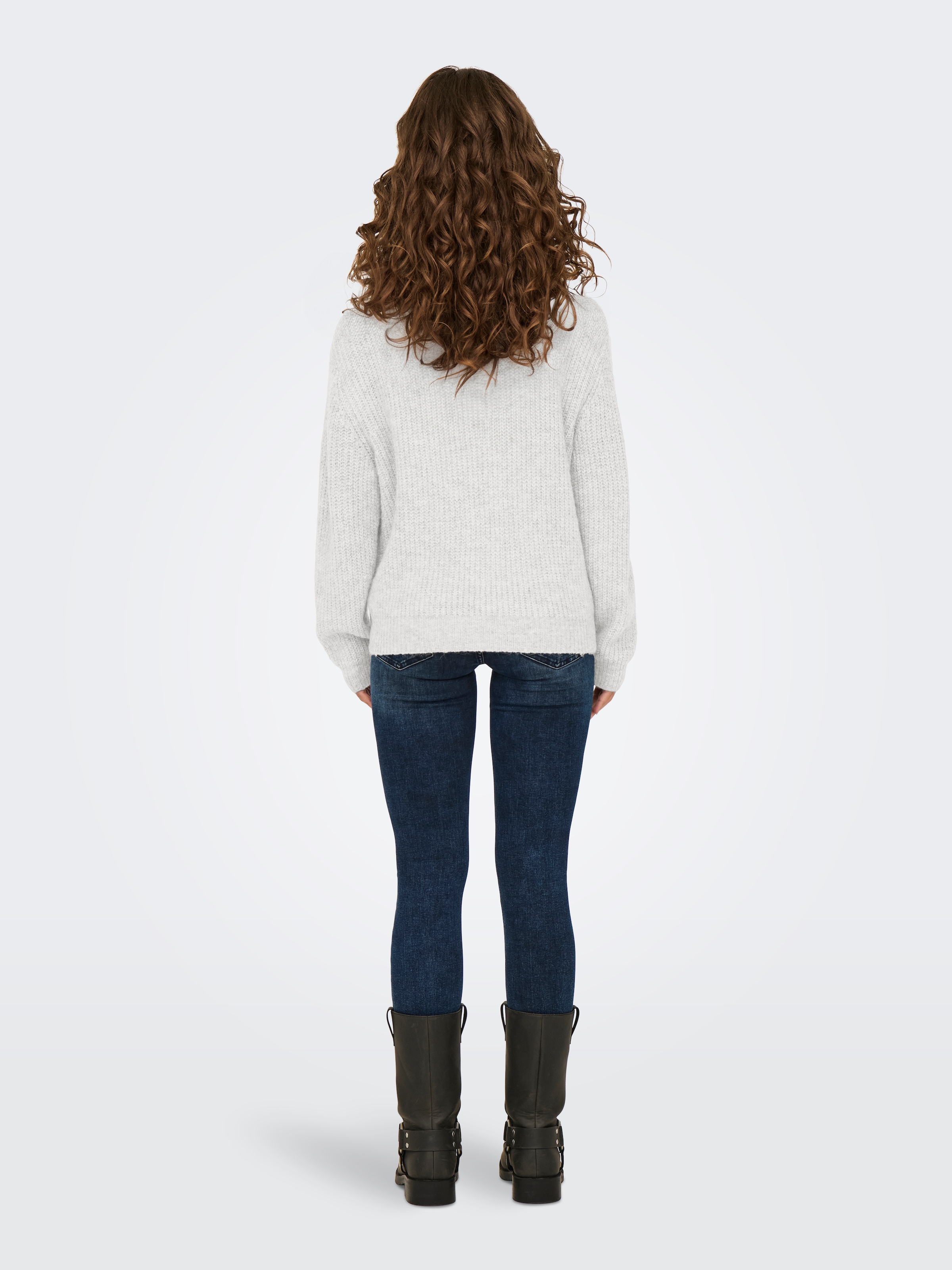 ONLY Pull en tricot »ONLBAKER L/S ZIP PULLOVER KNT NOOS«
