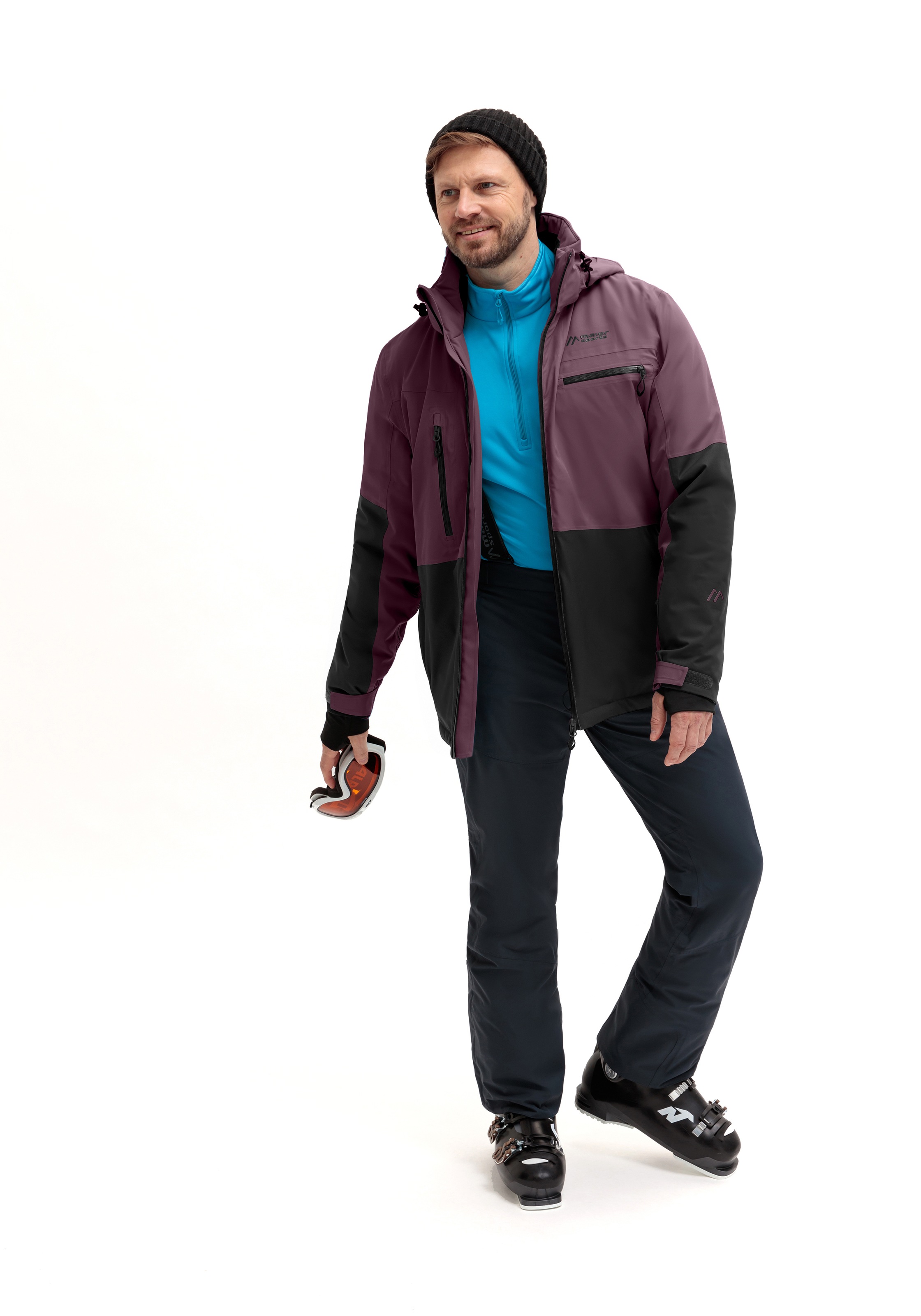 Maier Sports Veste de ski »Roccarasa M« veste d'hiver homme, imperméable et respirante