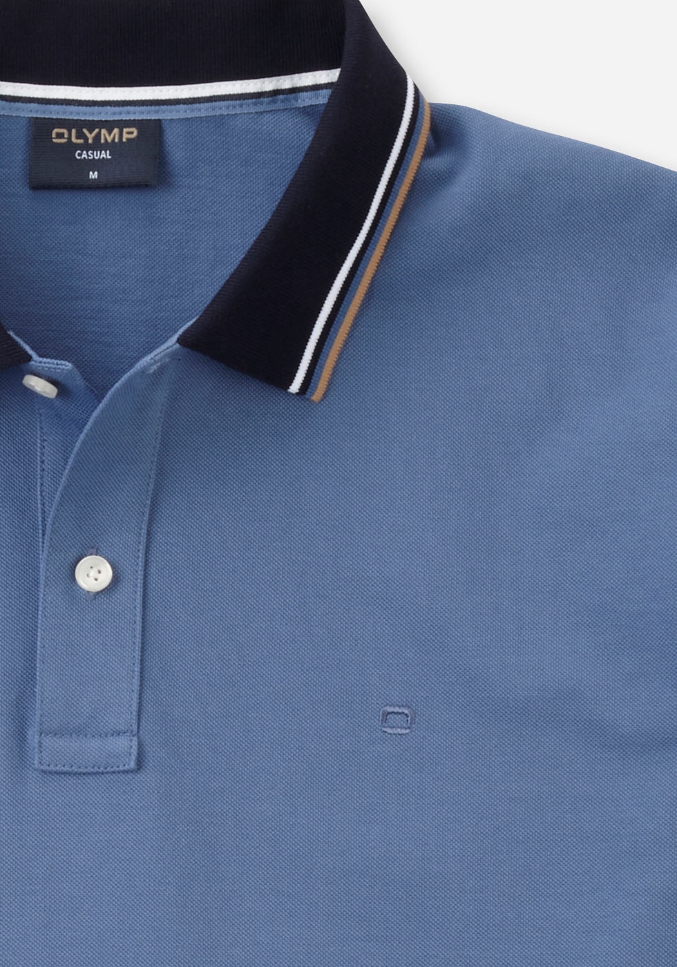 OLYMP Poloshirt »Casual«, farbliche Kontrast-Details
