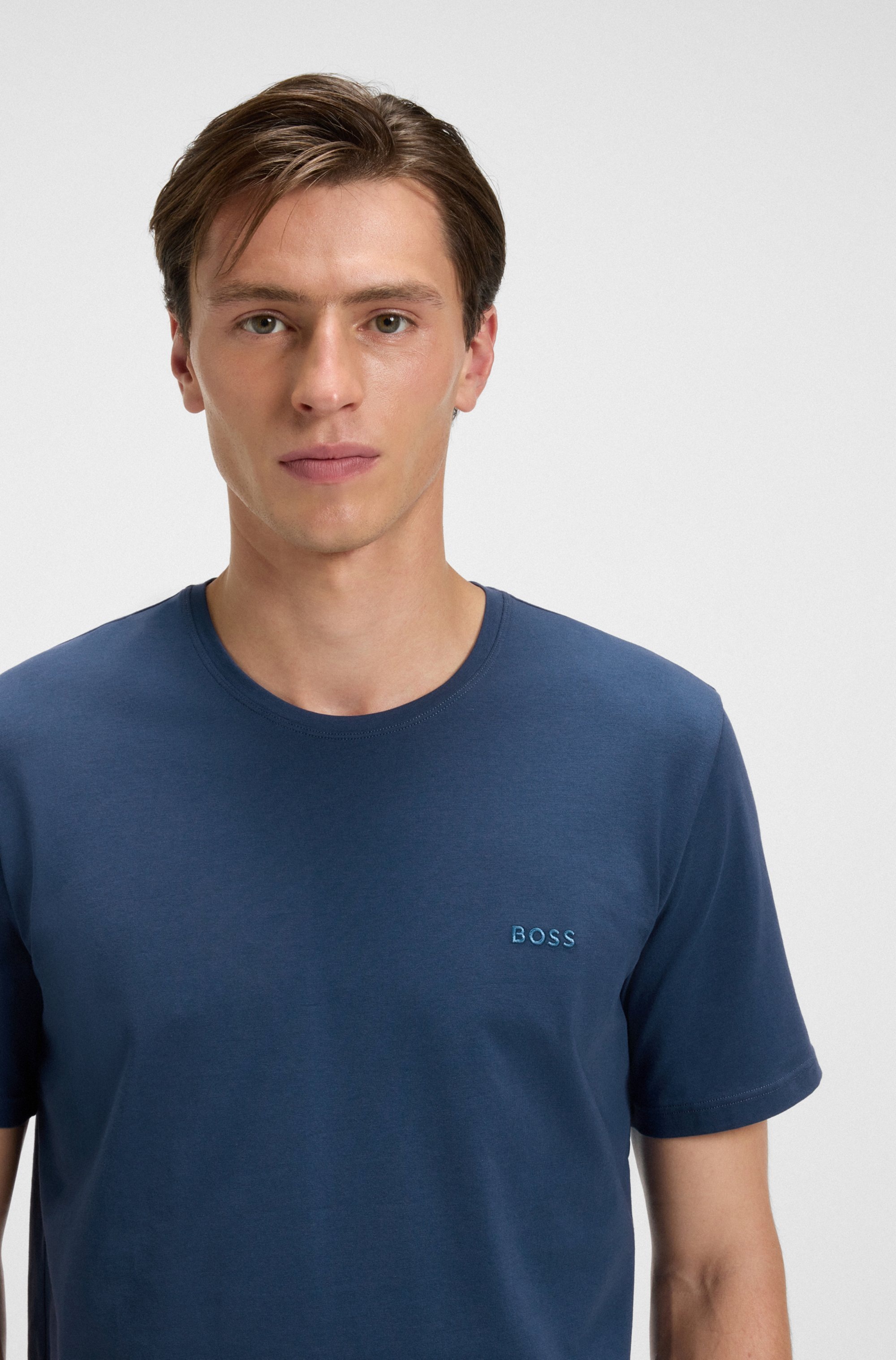 BOSS T-shirt »Mix&Match T-Shirt R« mit Logostickerei