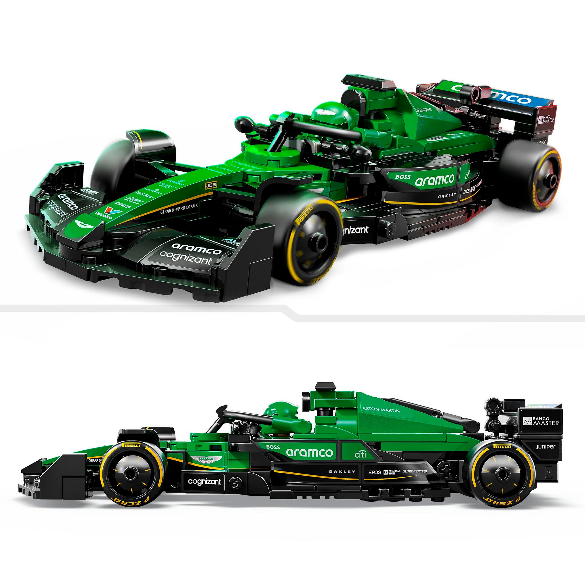 LEGO® Konstruktionsspielsteine »Aston Martin Aramco F1® AMR24 Rennauto (77245), LEGO® Speed Champions« Made in Europe